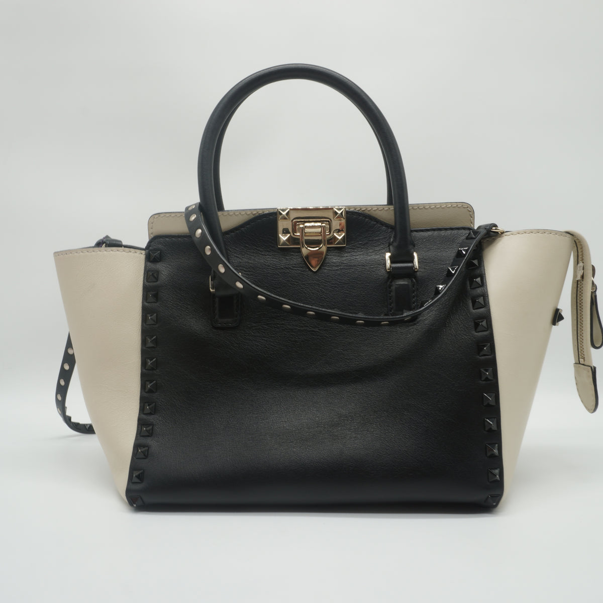 Valentino	Rockstud Small Double Handle Tote Small GHW