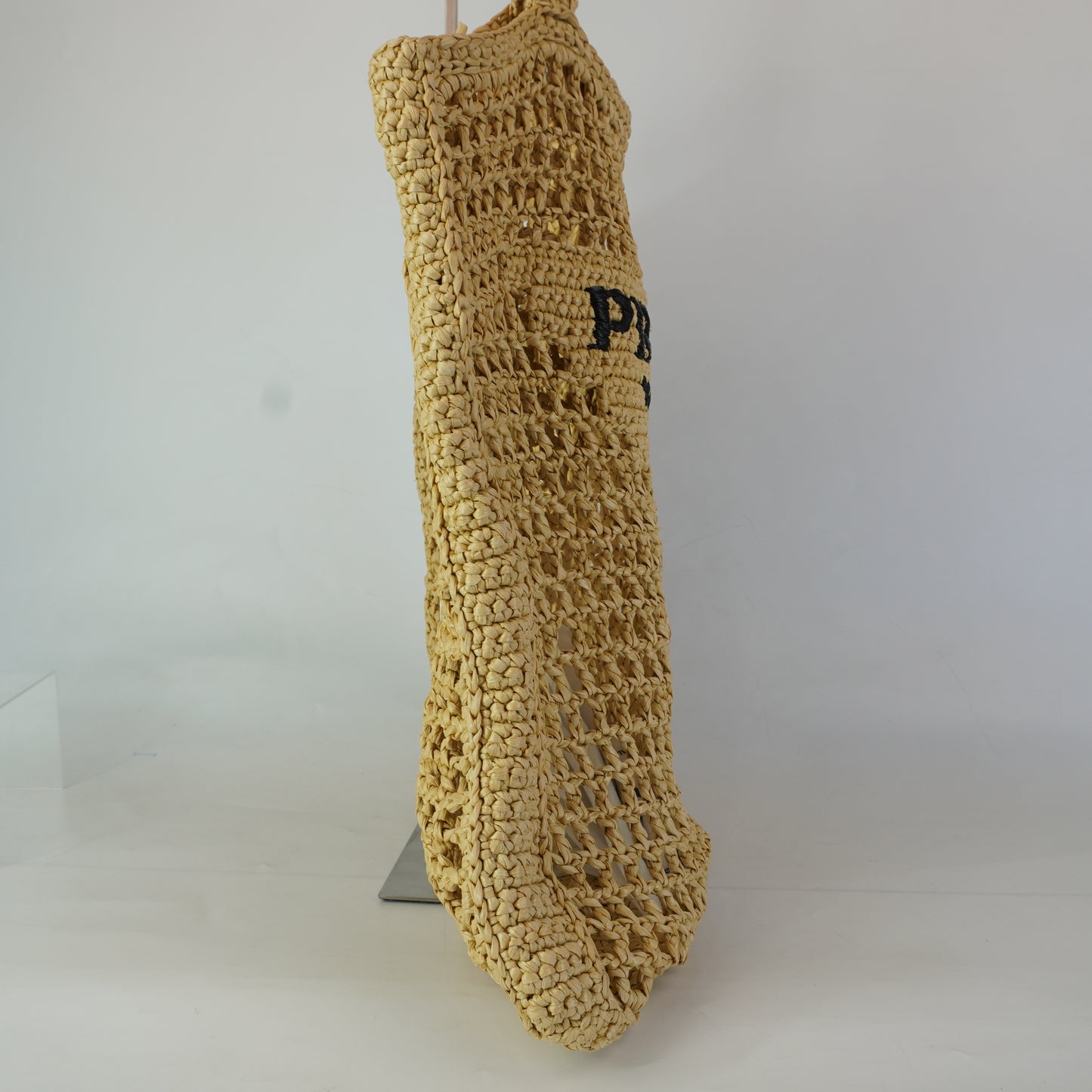 Prada Raffia Tote Bag
