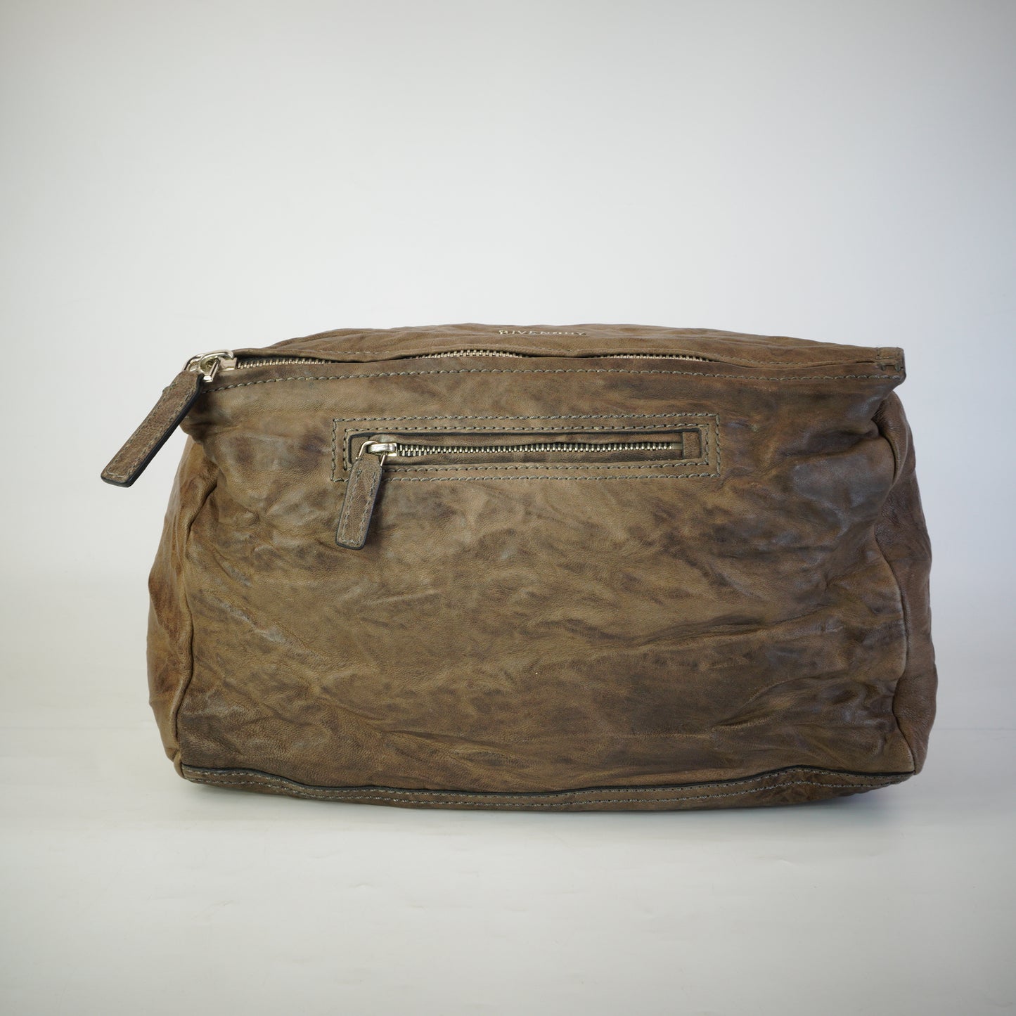 Givenchy Pandora Medium Crinkled Textured Brown SHW
