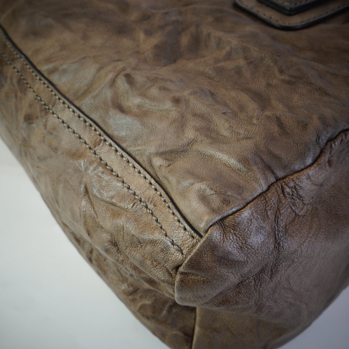 Givenchy Pandora Medium Crinkled Textured Brown SHW
