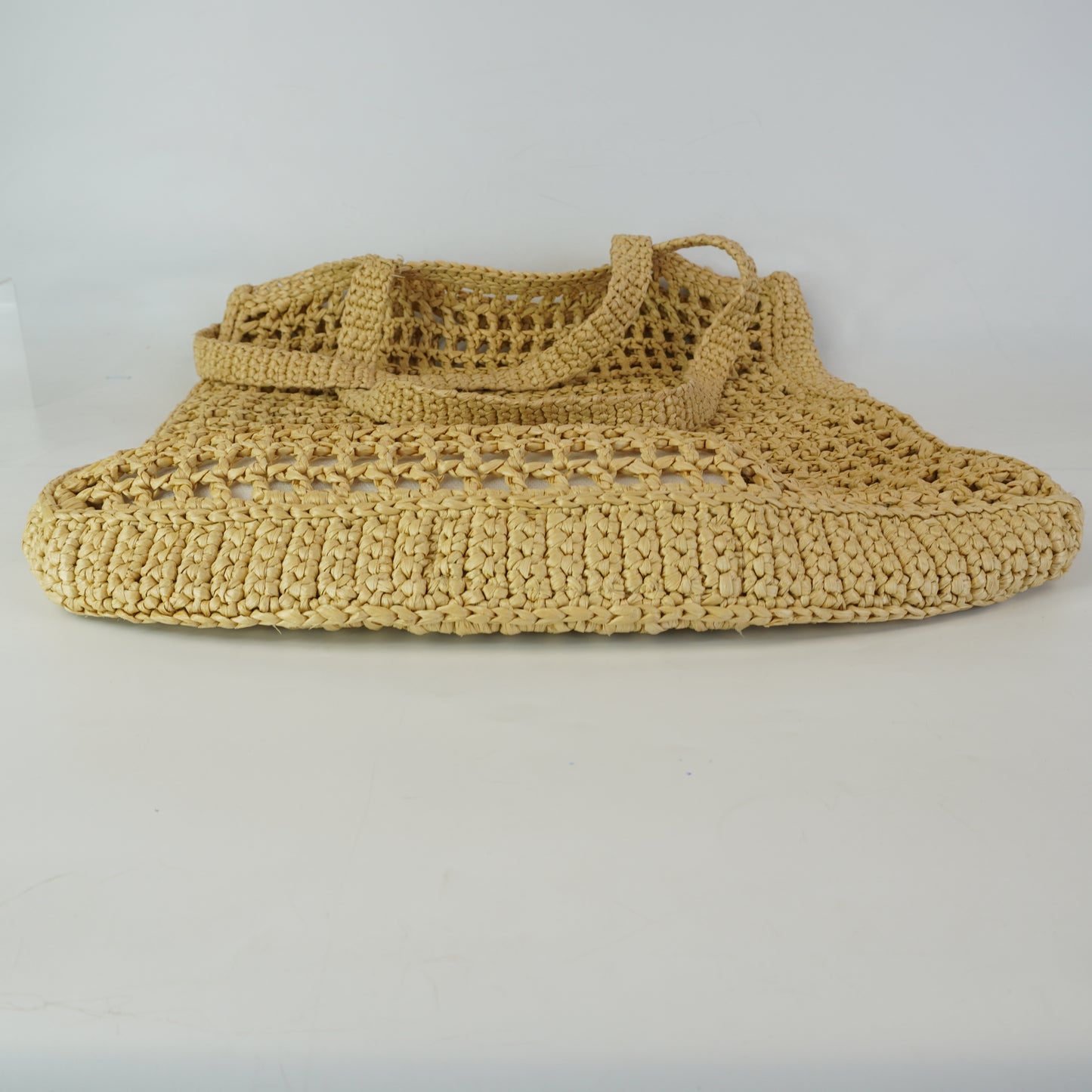 Prada Raffia Tote Bag