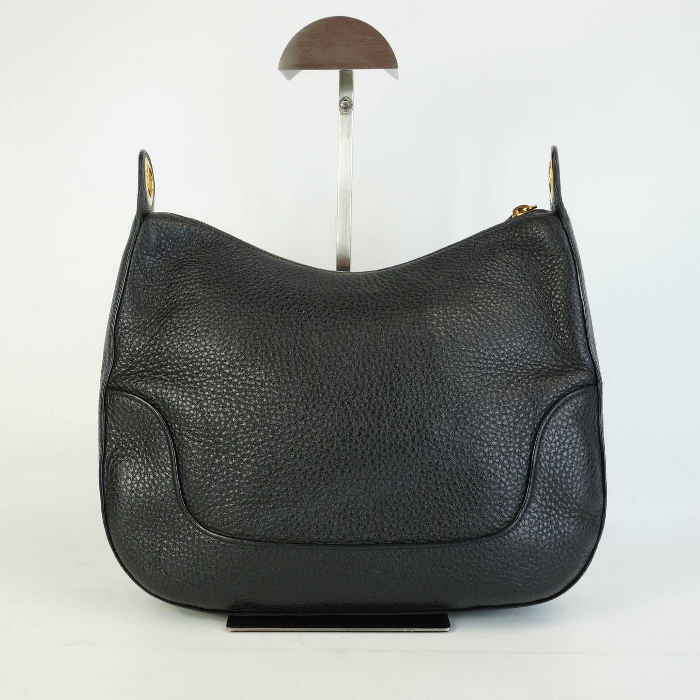 Prada Vitello Phoenix Hobo Bag Dove Grey Medium GHW