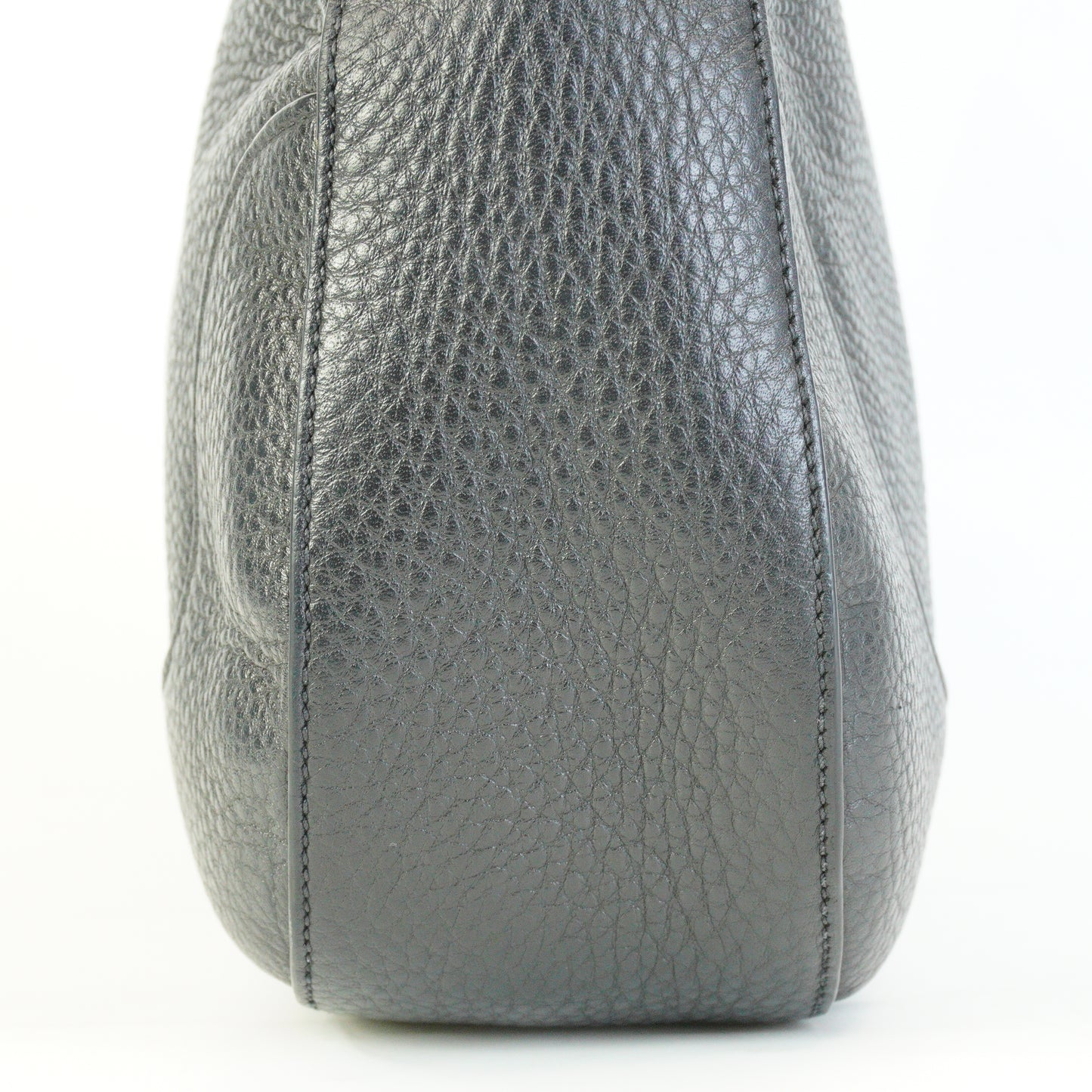 Prada Vitello Phoenix Hobo Bag Dove Grey Medium GHW