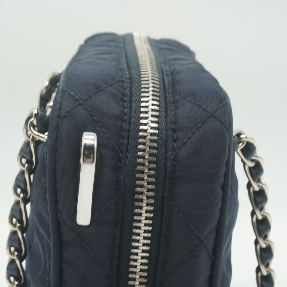Prada	Tessuto Impuntu Quilted Nylon Camera / Crossbody Bag Small SHW