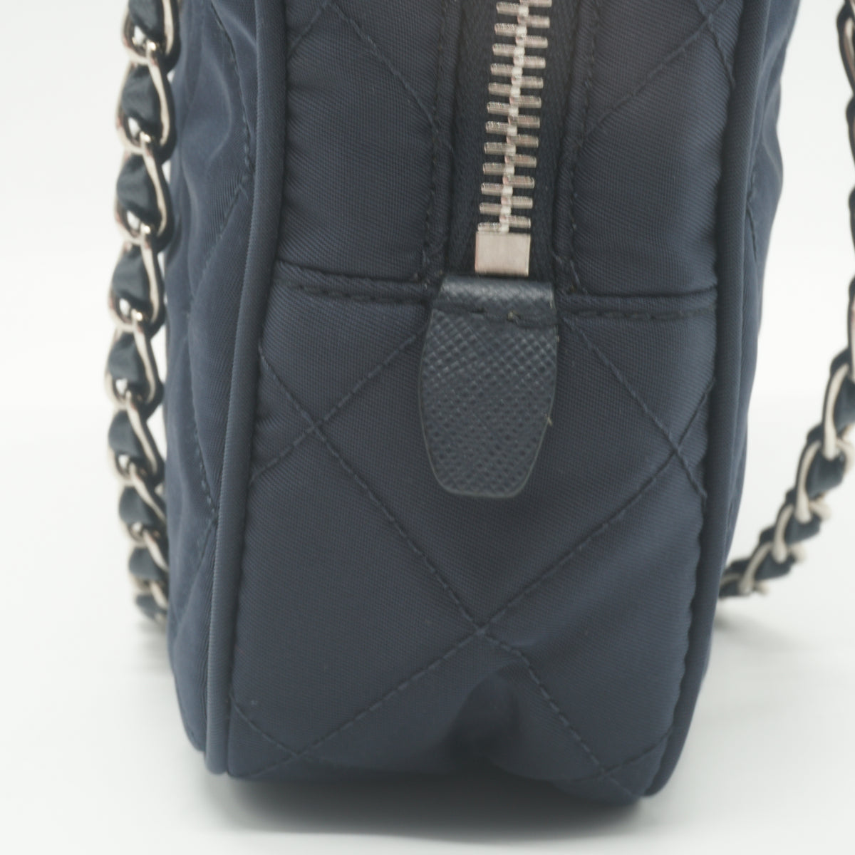 Prada	Tessuto Impuntu Quilted Nylon Camera / Crossbody Bag Small SHW