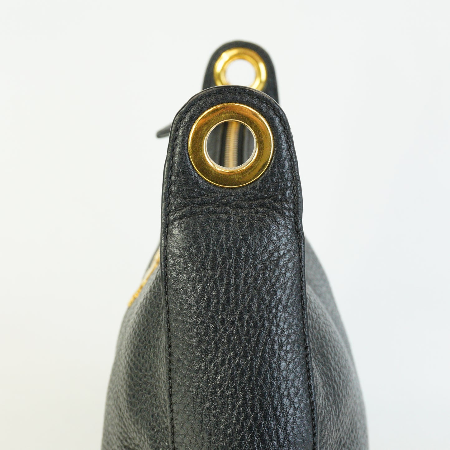Prada Vitello Phoenix Hobo Bag Dove Grey Medium GHW