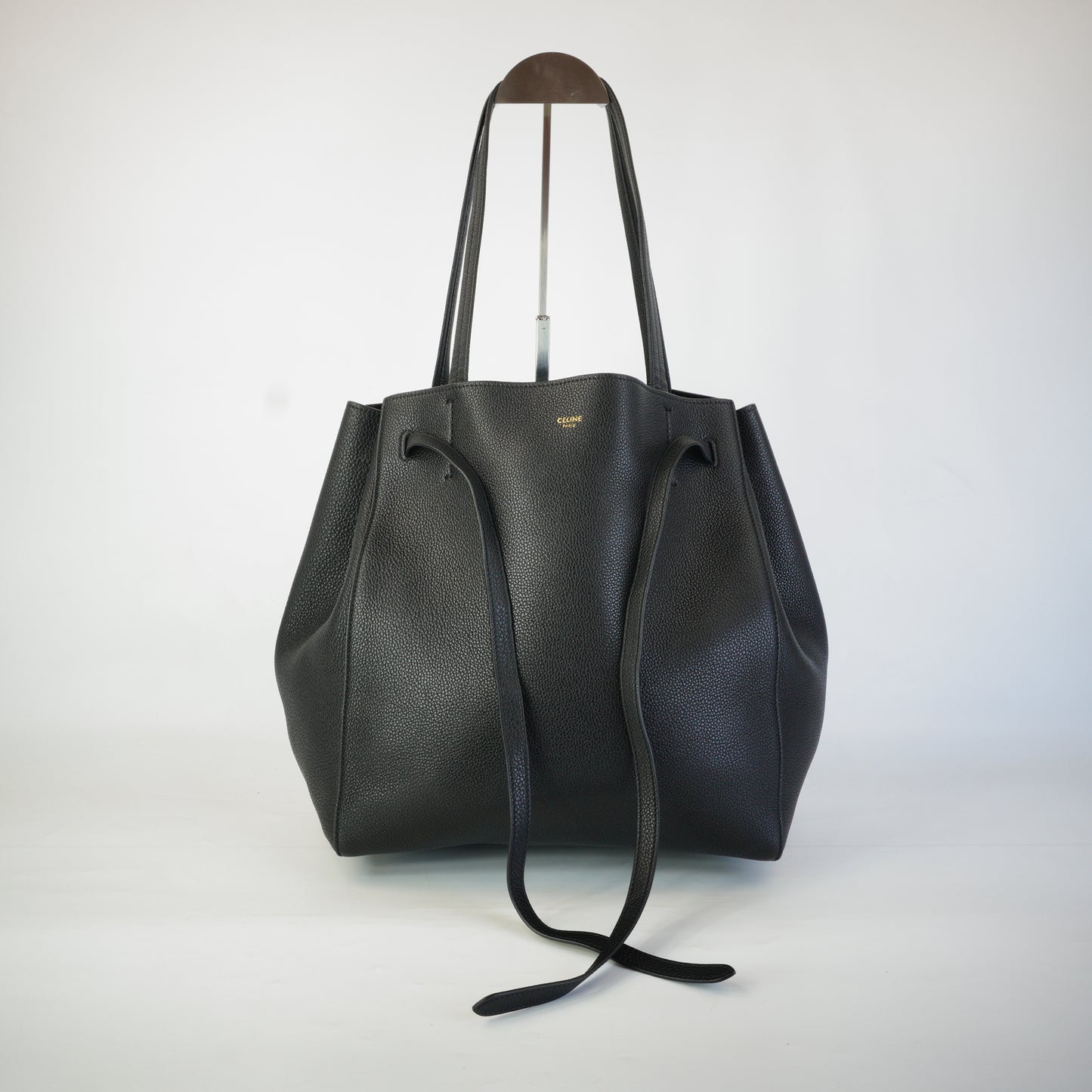 Celine Cabas Black GHW