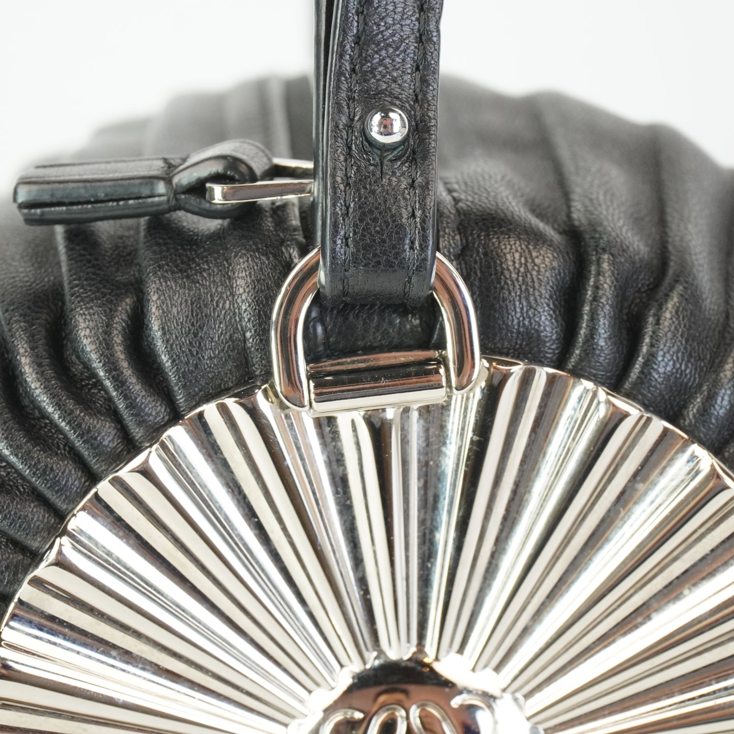 Loewe Bracelet Pouch Silver/Black