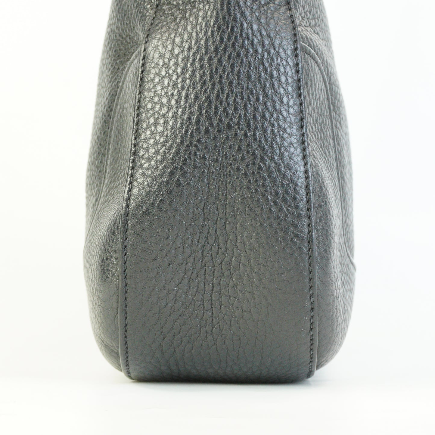 Prada Vitello Phoenix Hobo Bag Dove Grey Medium GHW