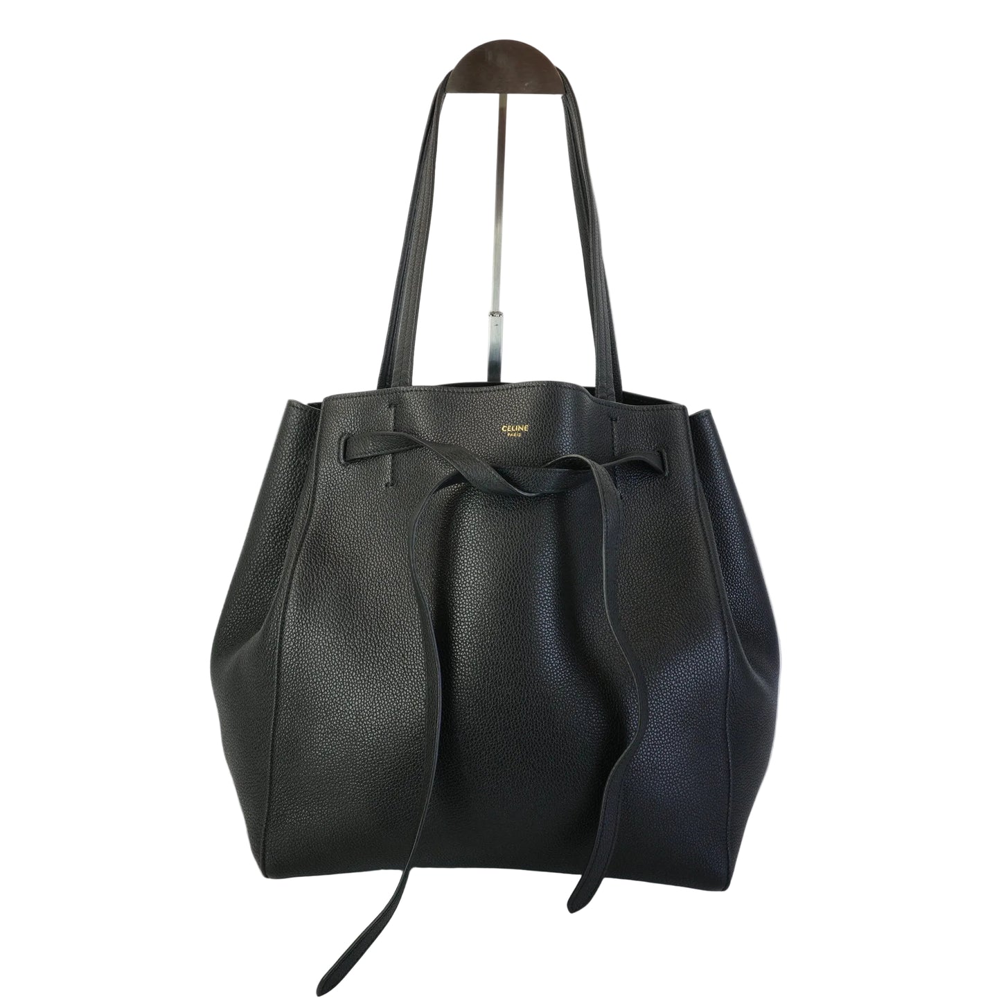 Celine Cabas Black GHW