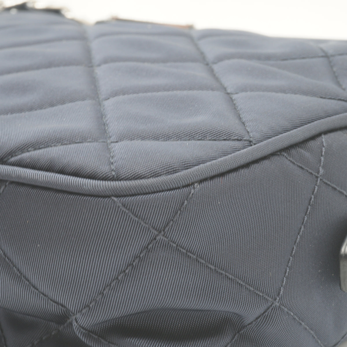 Prada	Tessuto Impuntu Quilted Nylon Camera / Crossbody Bag Small SHW