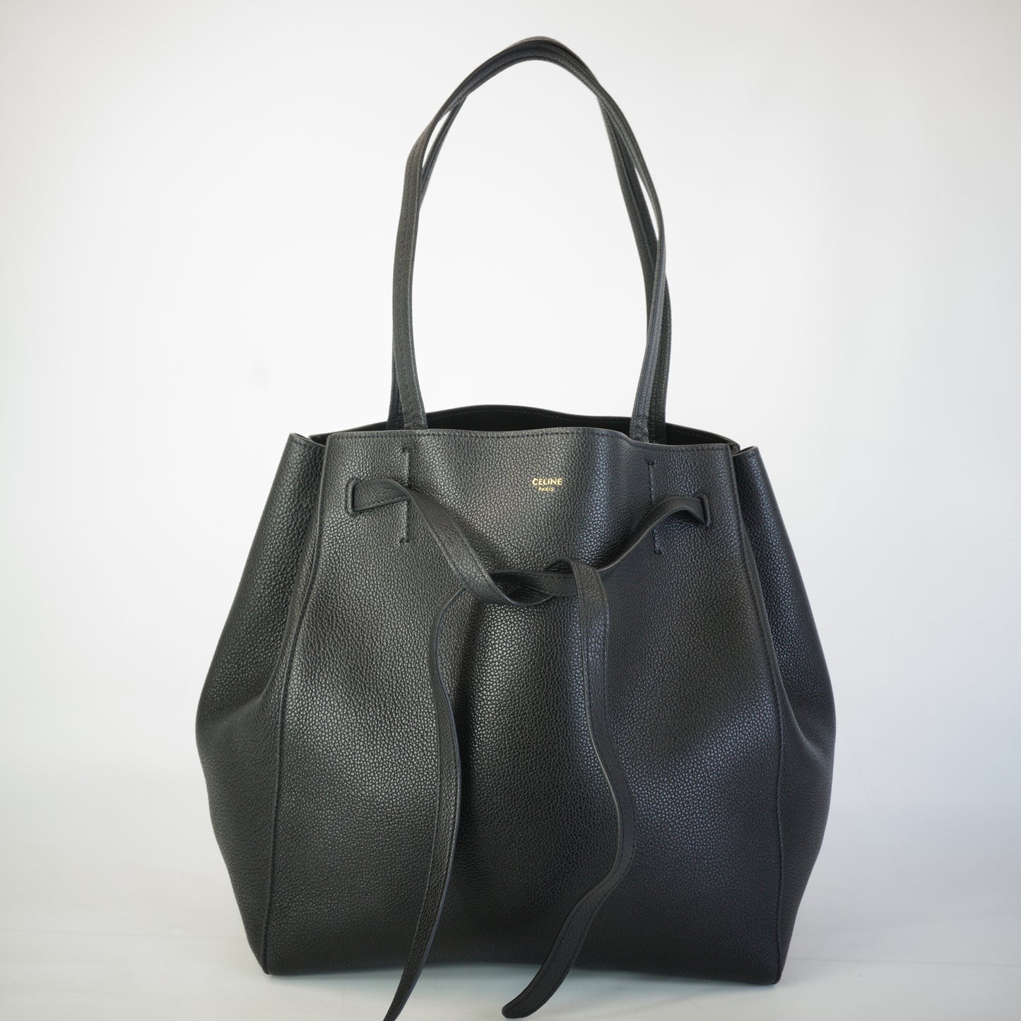 Celine Cabas Black GHW
