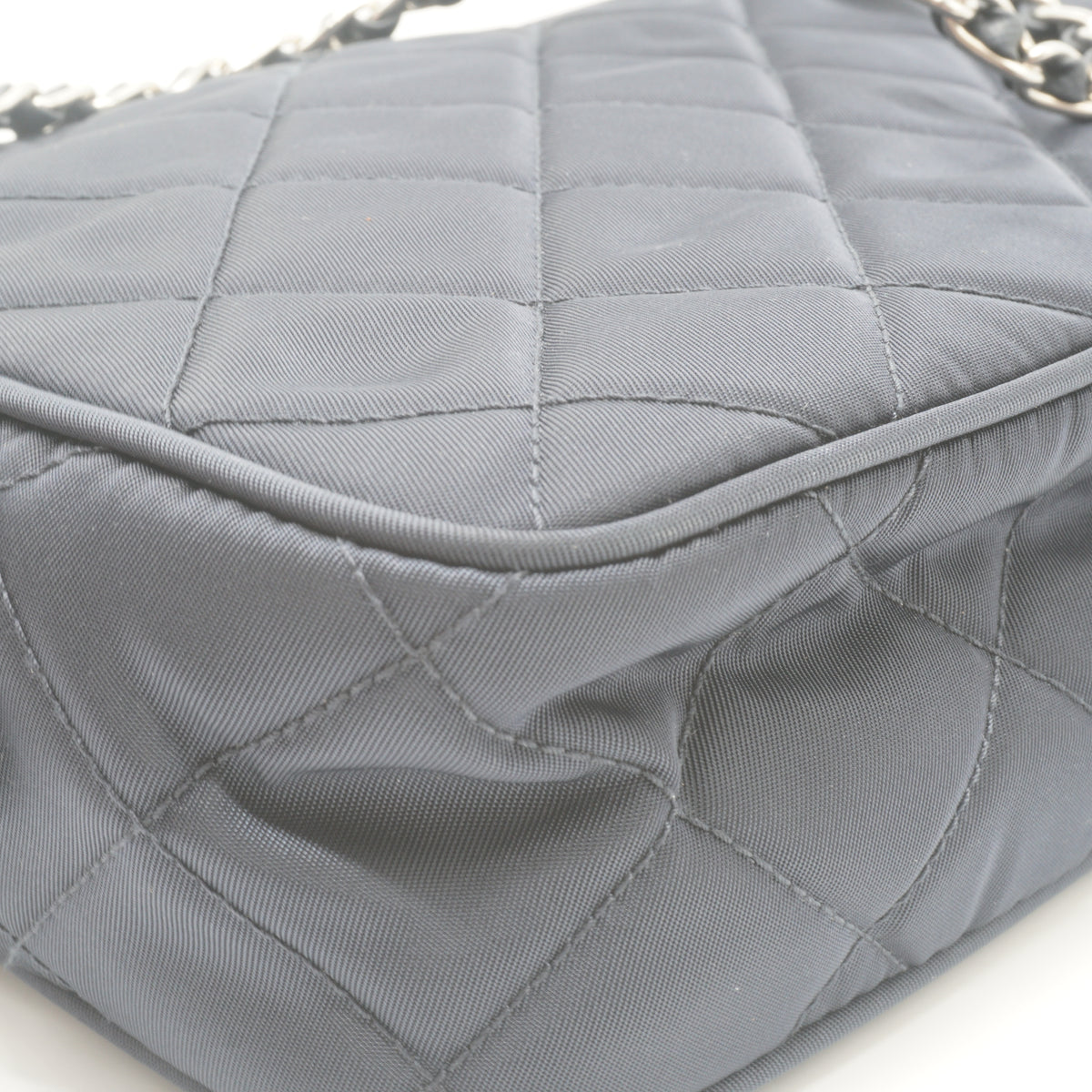 Prada	Tessuto Impuntu Quilted Nylon Camera / Crossbody Bag Small SHW