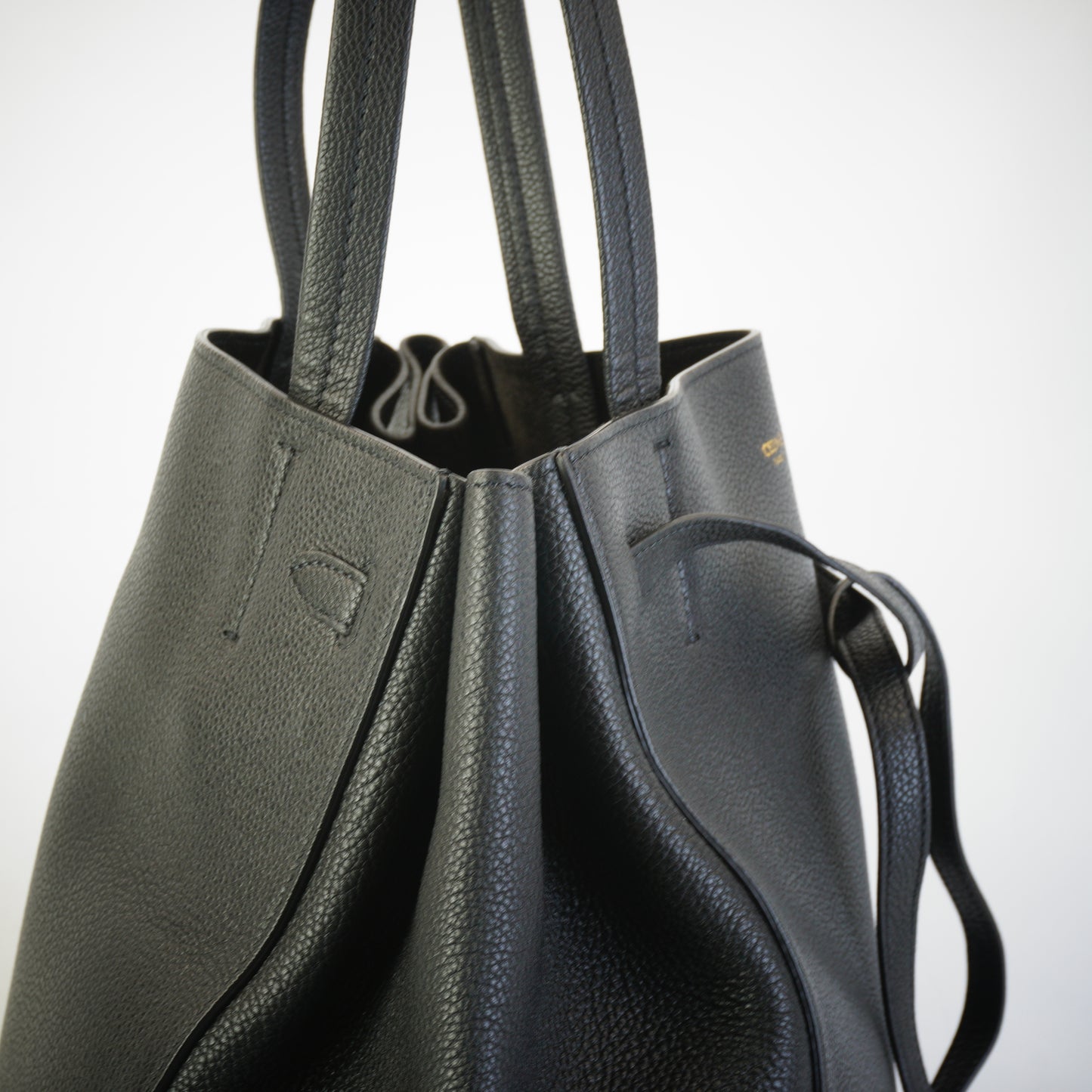 Celine Cabas Black GHW