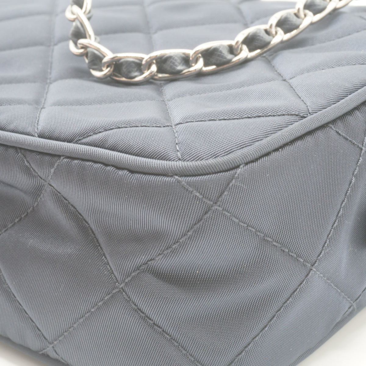 Prada	Tessuto Impuntu Quilted Nylon Camera / Crossbody Bag Small SHW