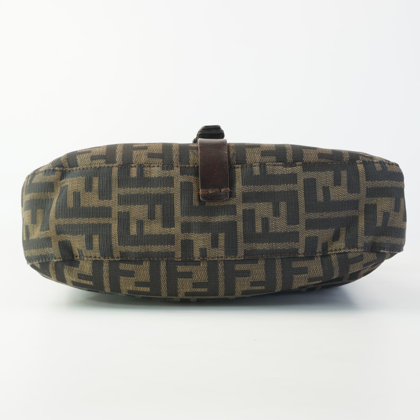 Fendi Zucca Shoulder Bag Brown and Black
