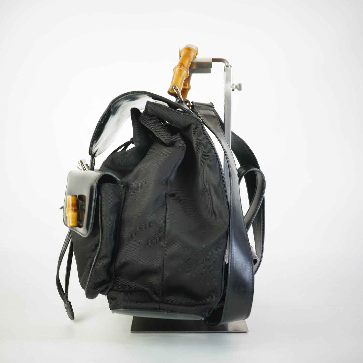 Gucci Bamboo Backpack Black