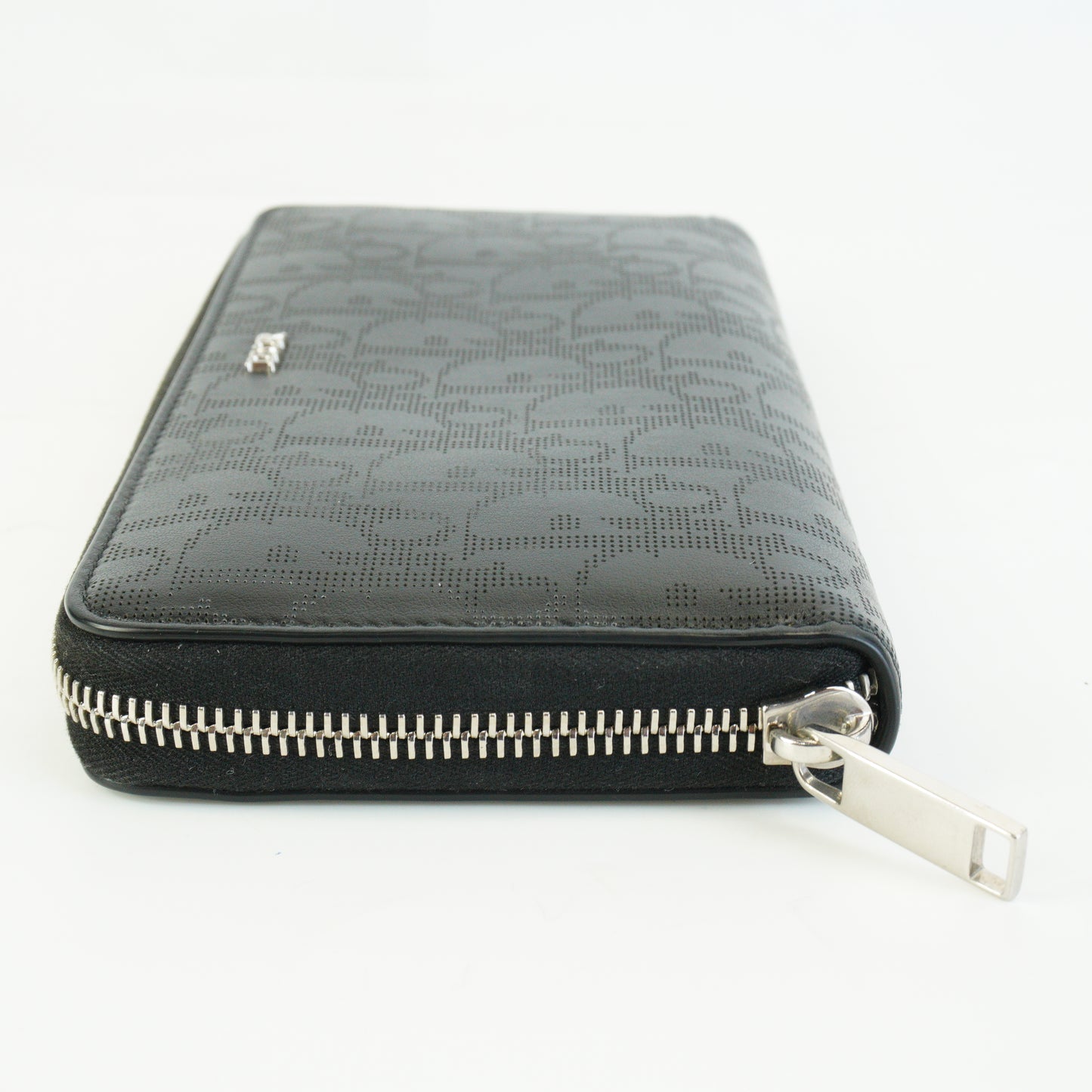 Dior	Oblique Galaxy Zipped Long  Wallet Black
