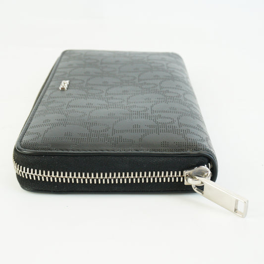 Dior	Oblique Galaxy Zipped Long  Wallet Black