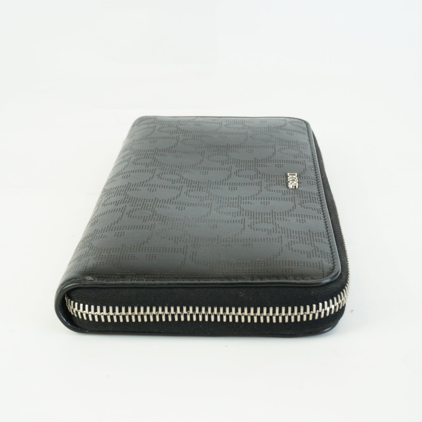 Dior	Oblique Galaxy Zipped Long  Wallet Black