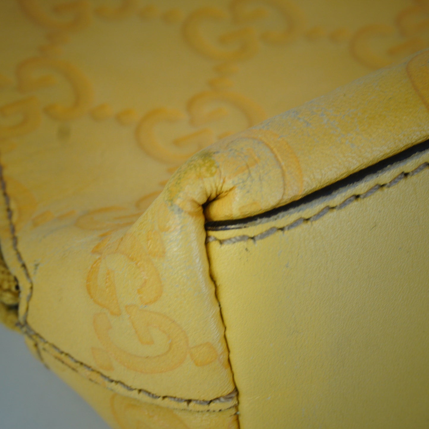 Gucci Yellow Pouch