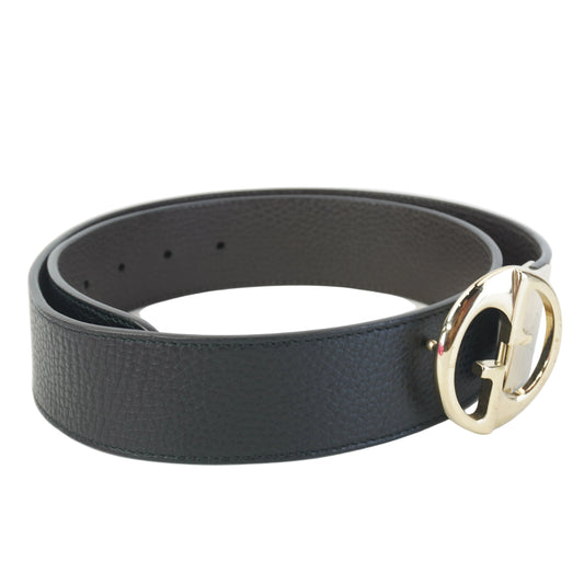 Gucci Blondie Leather Belt Black 85.34