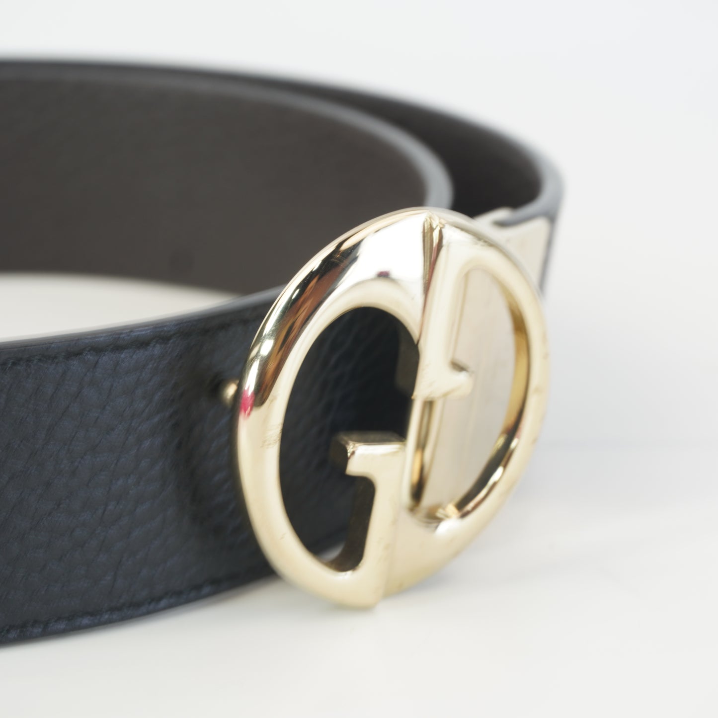 Gucci Blondie Leather Belt Black 85.34