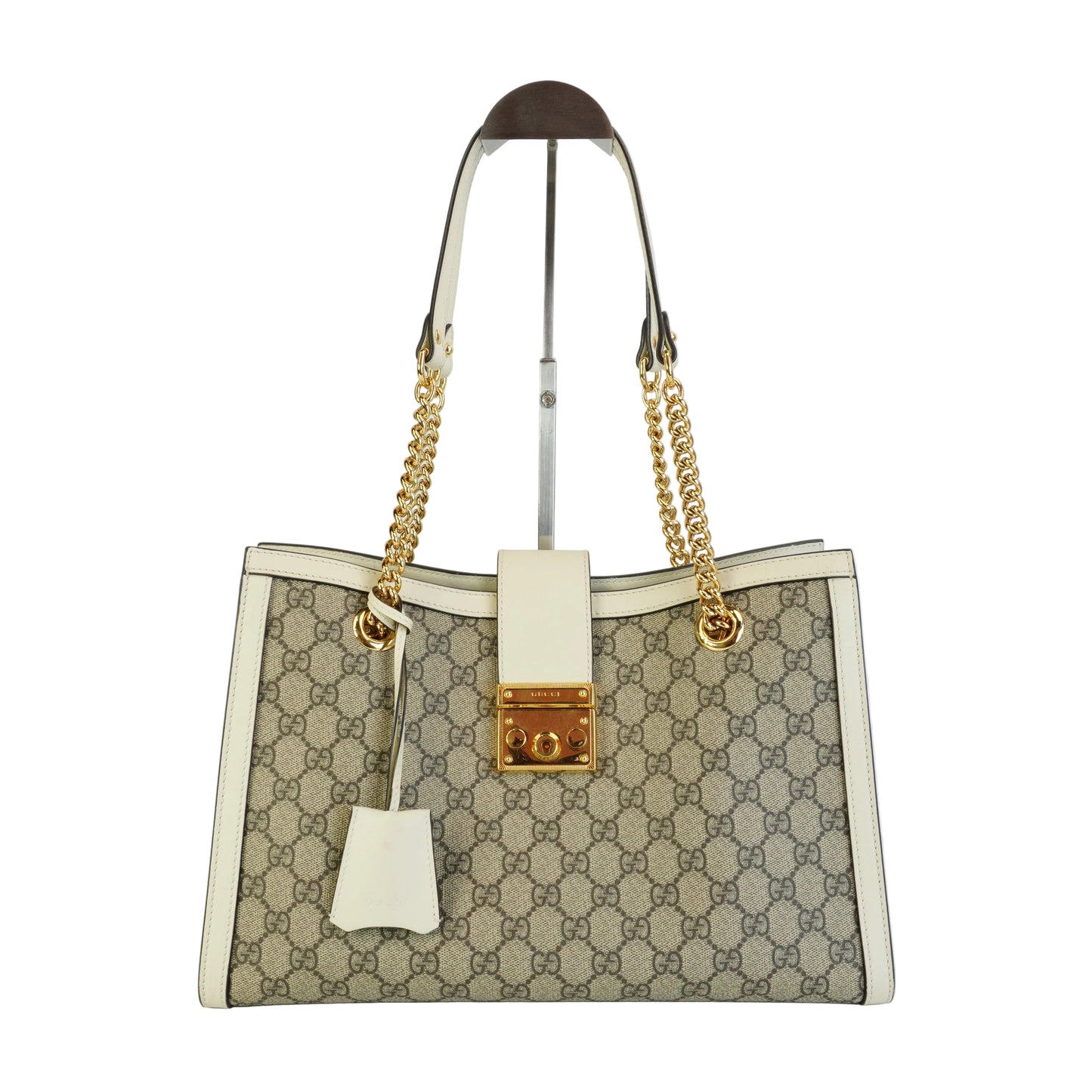 Gucci	Padlock GG Supreme Beige Medium GHW