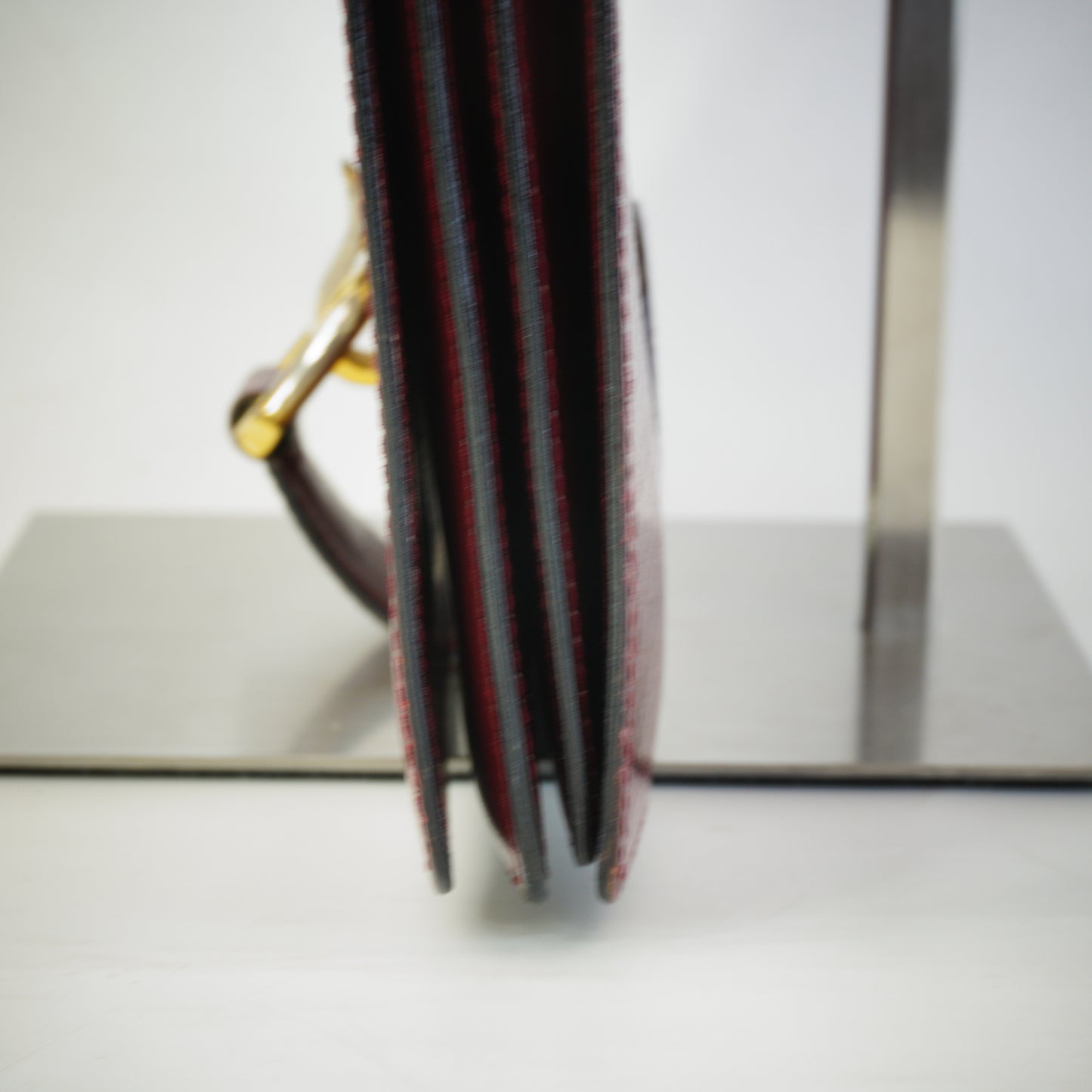 Gucci Burgundy Lizard Bag