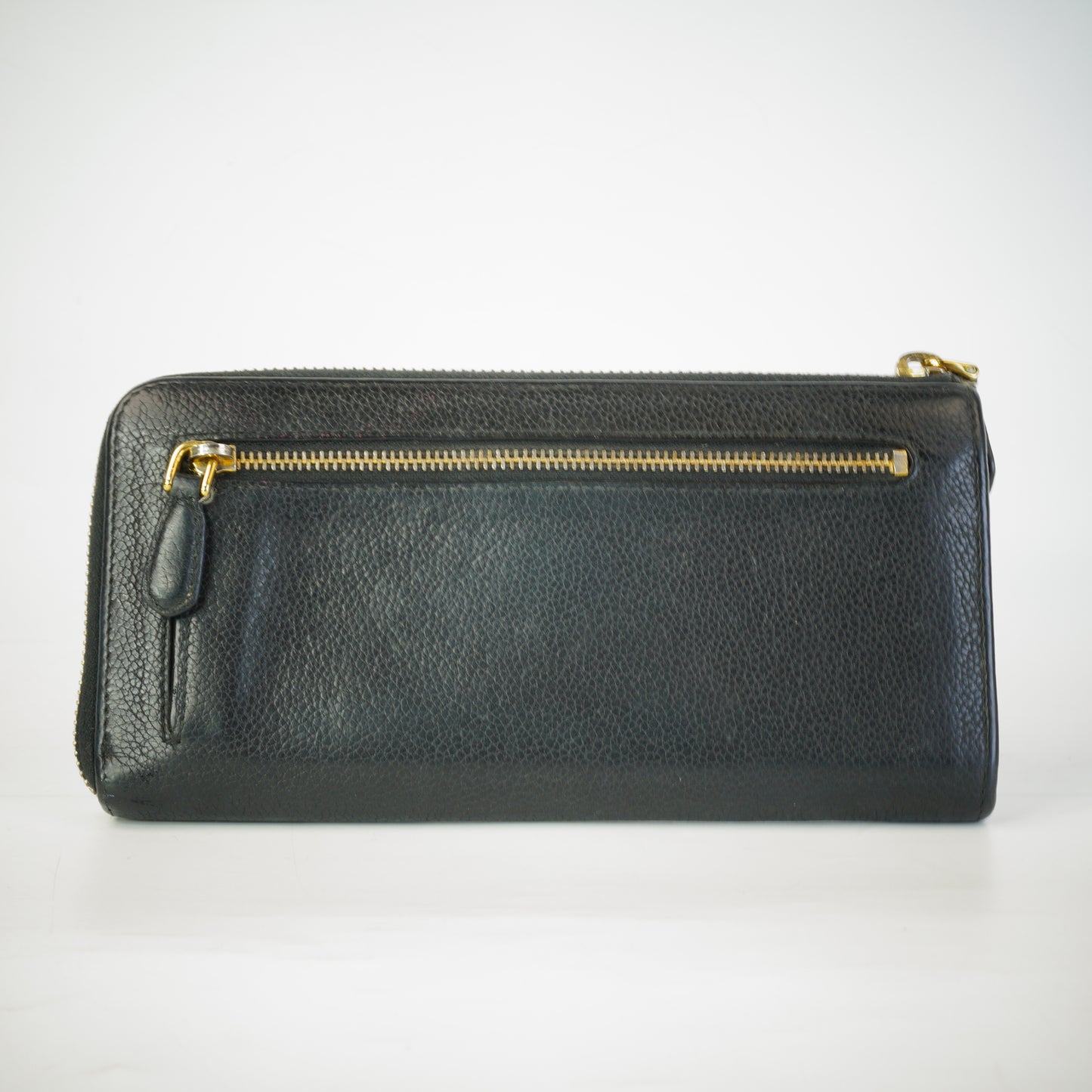 Prada Vitello Daino Leather Zip Arround Wallet