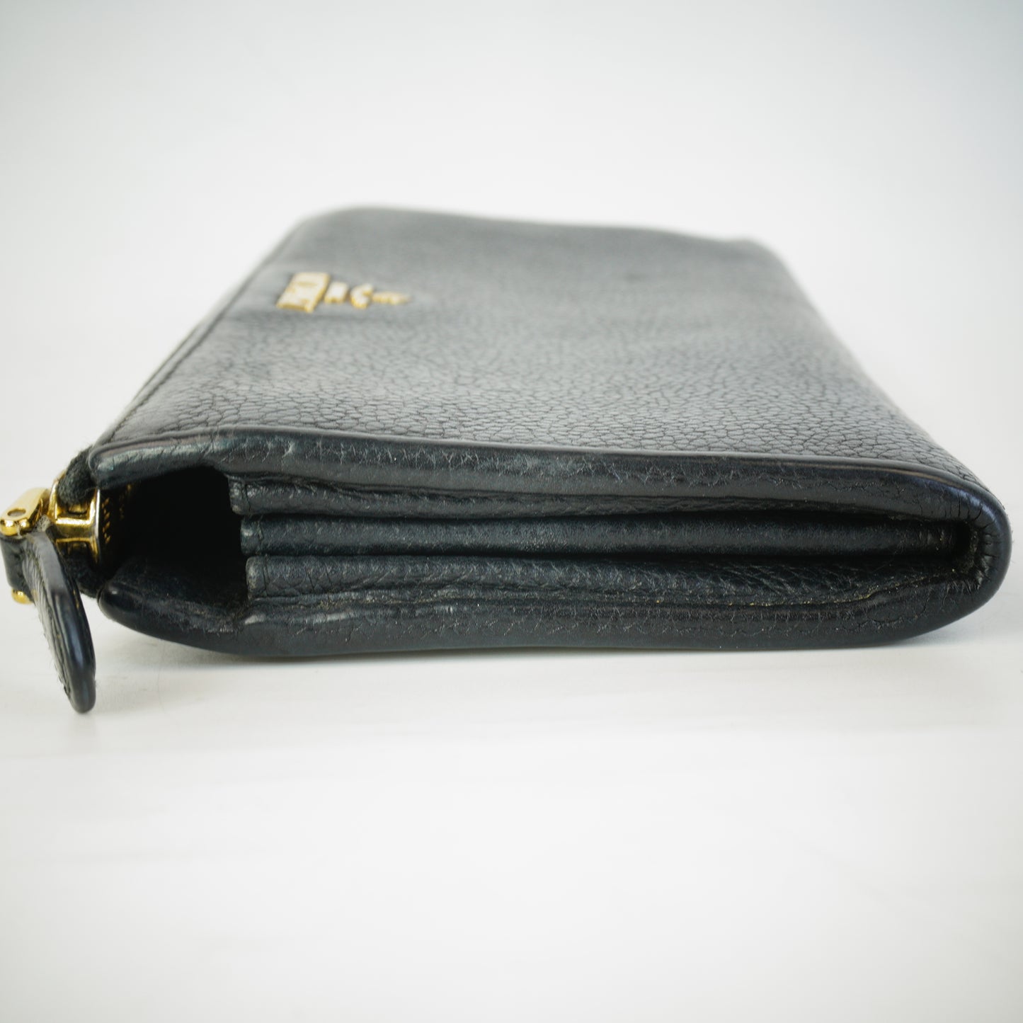 Prada Vitello Daino Leather Zip Arround Wallet