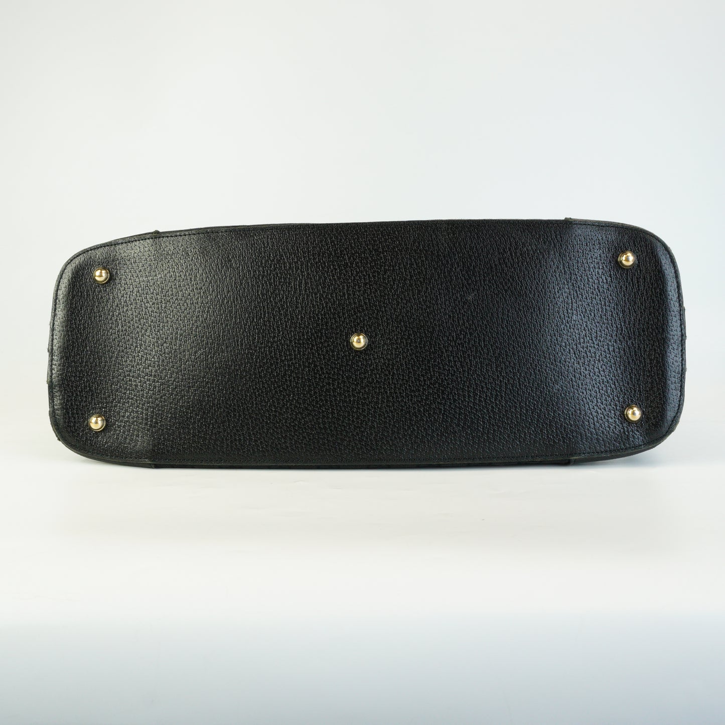 Gucci GG Canvas Dome Bag Black Large GHW