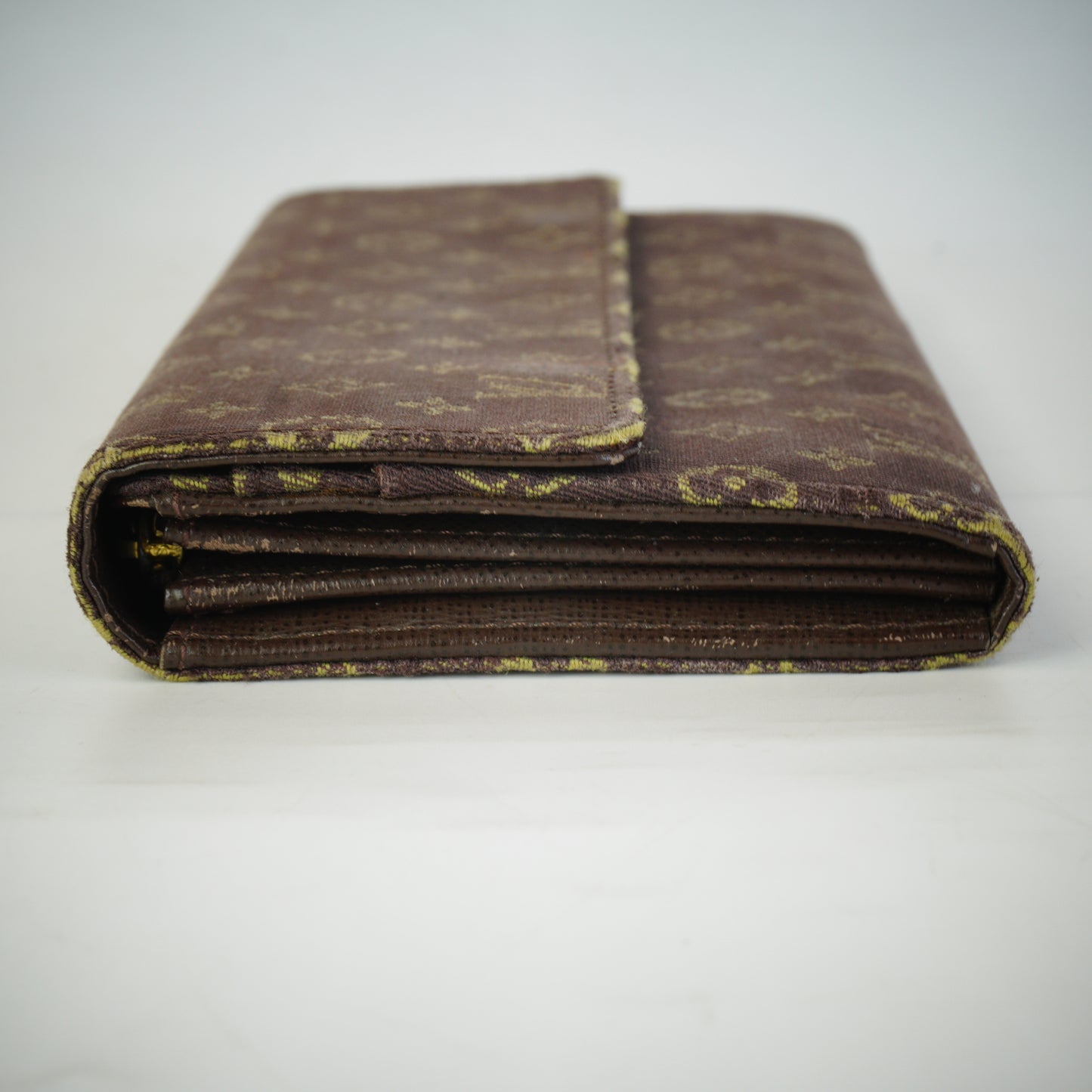 Louis Vuitton	Mini Lin Portefeuille Sarah Long Wallet