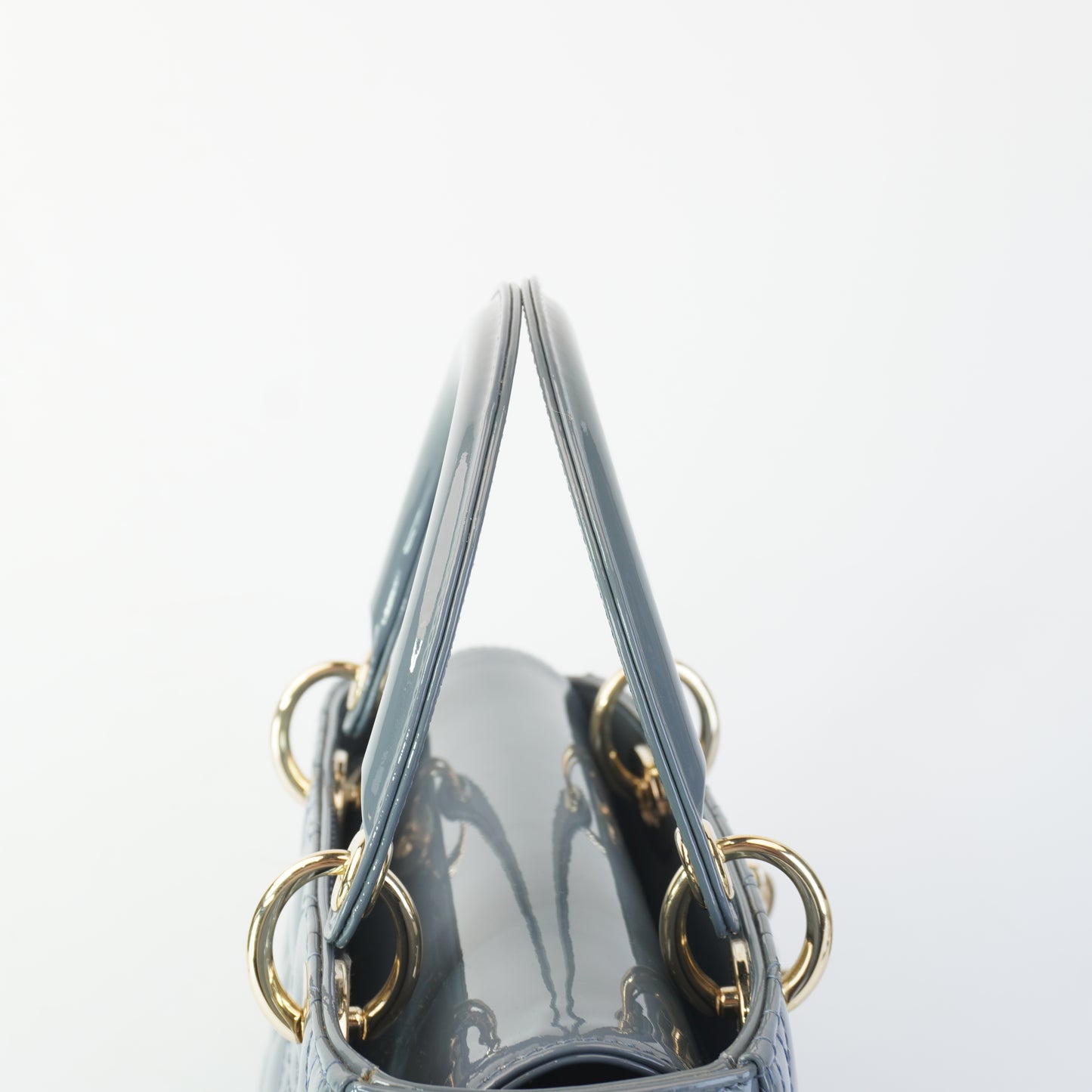 Dior	Lady Dior Gray Patent
