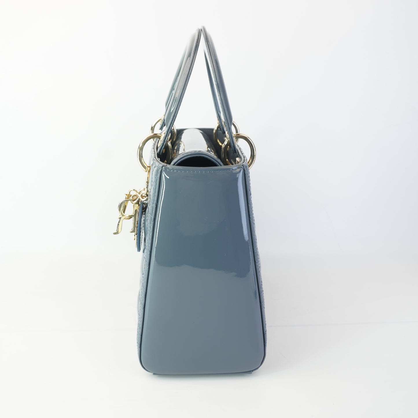 Dior	Lady Dior Gray Patent