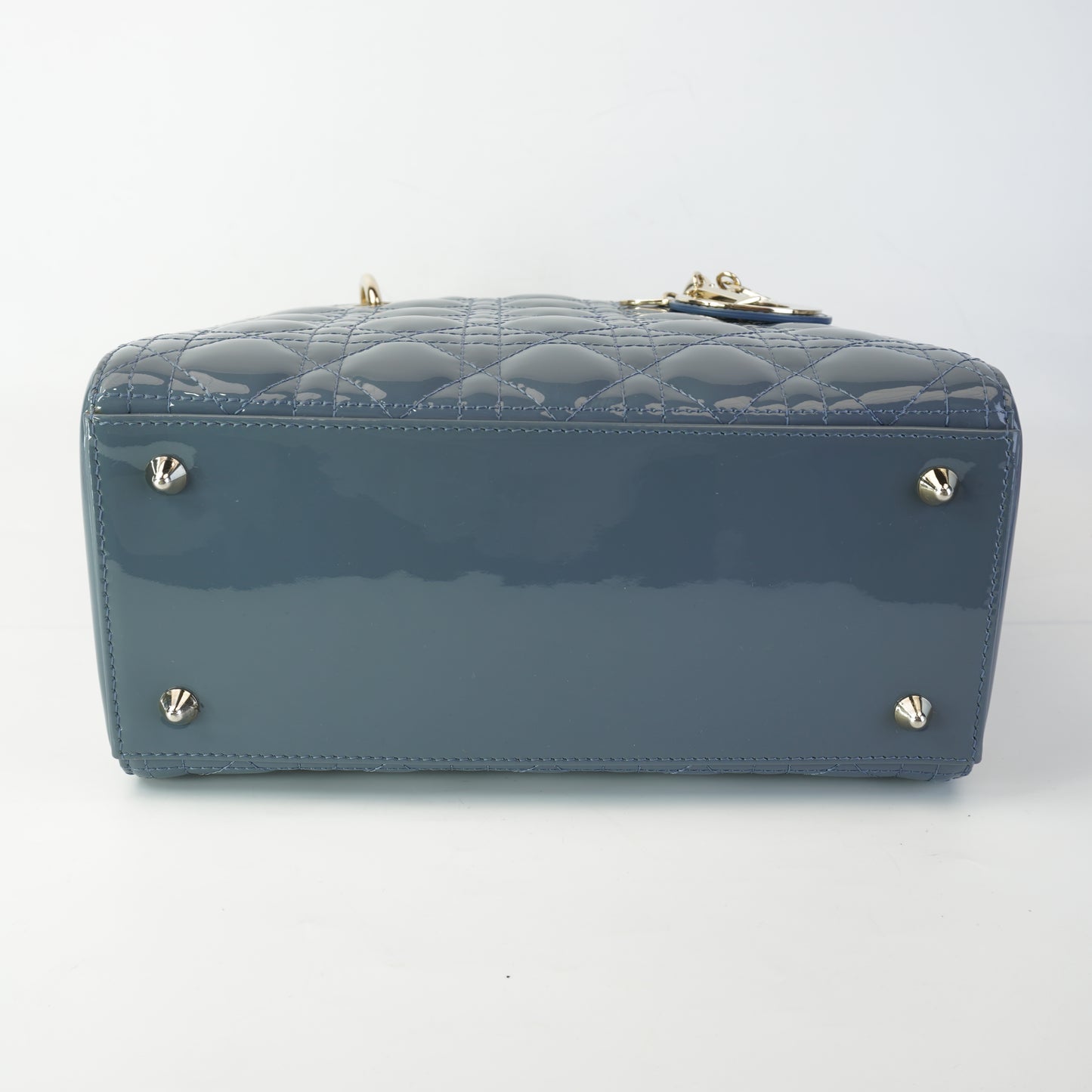 Dior	Lady Dior Gray Patent