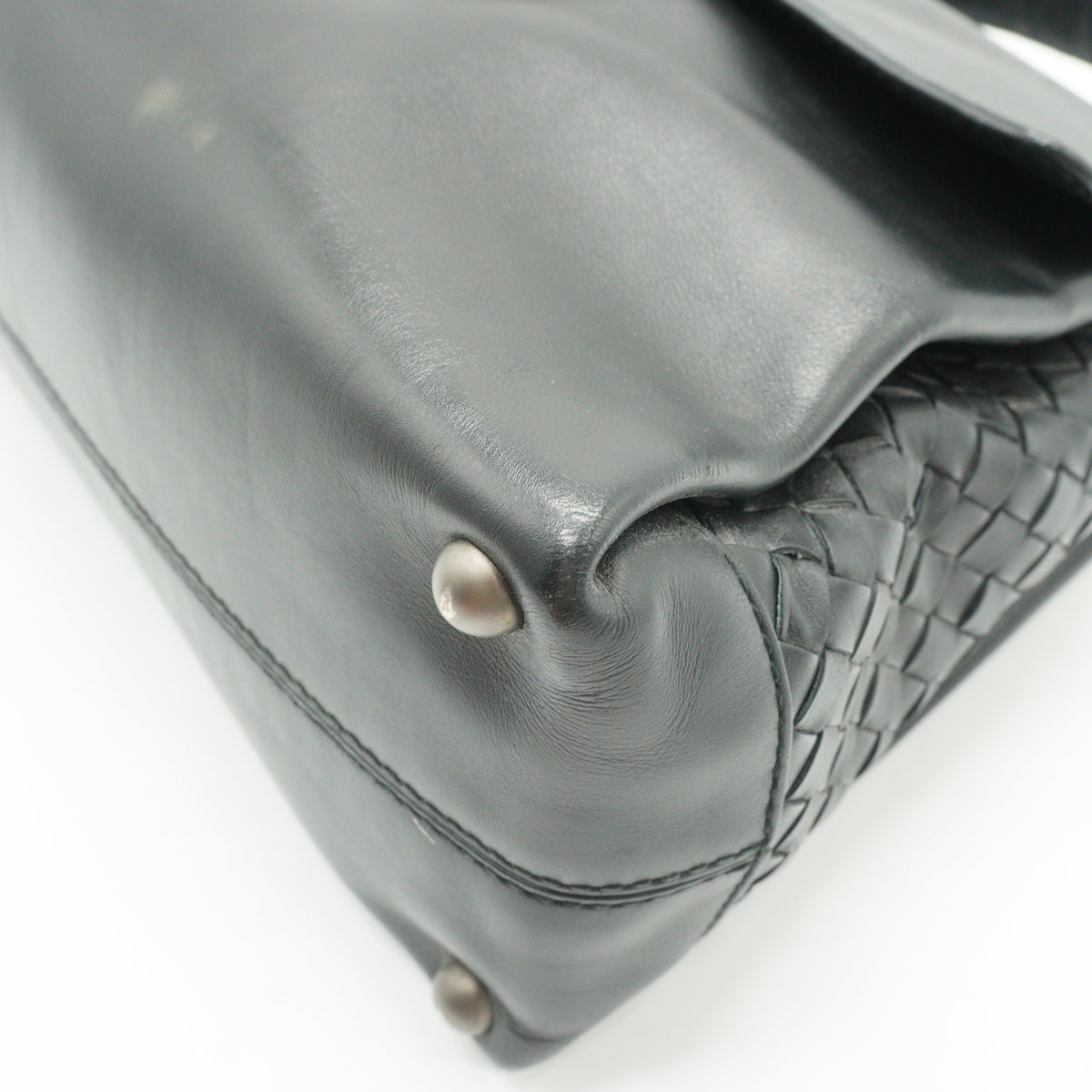 Bottega Veneta	Piazza Bag Black Medium GHW