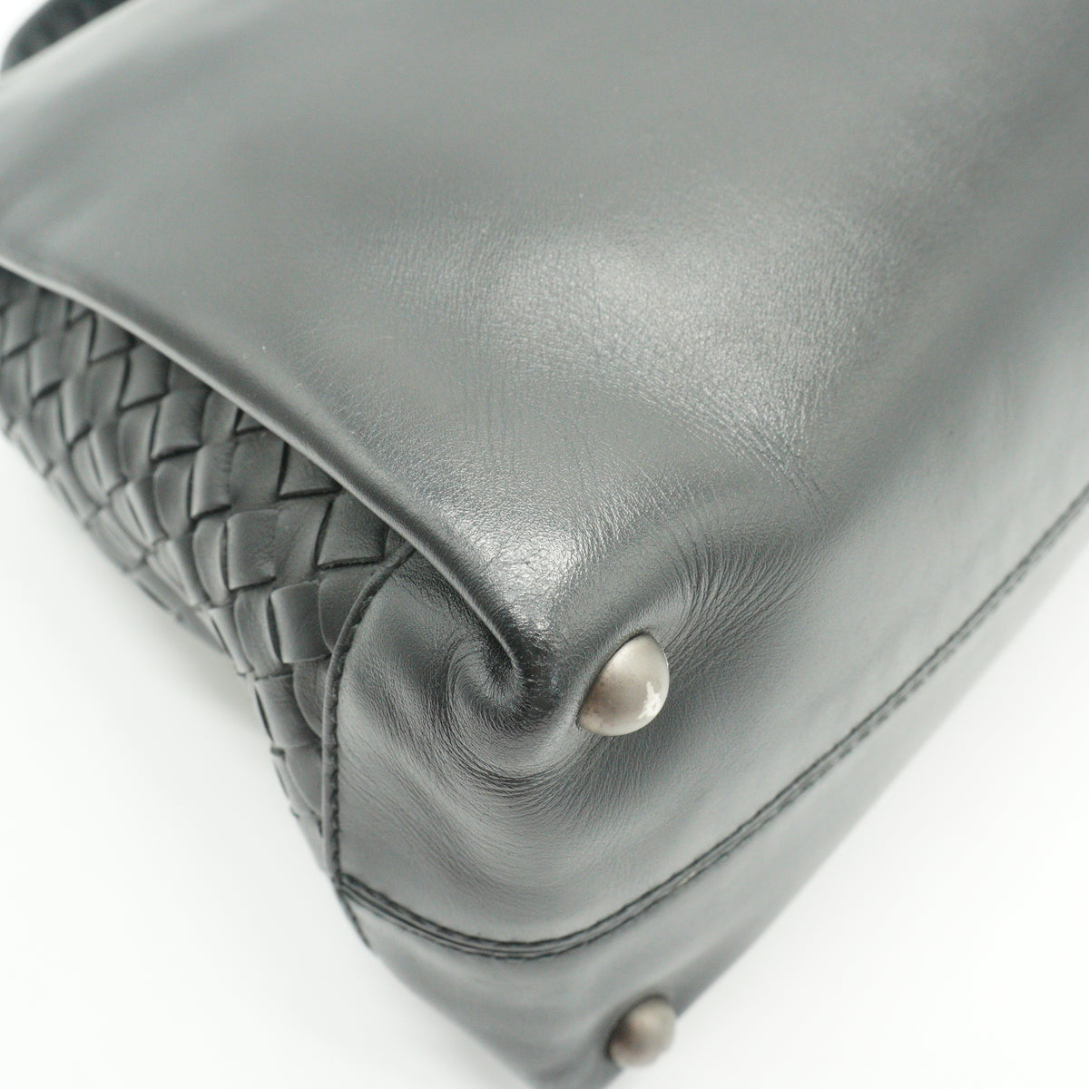 Bottega Veneta	Piazza Bag Black Medium GHW