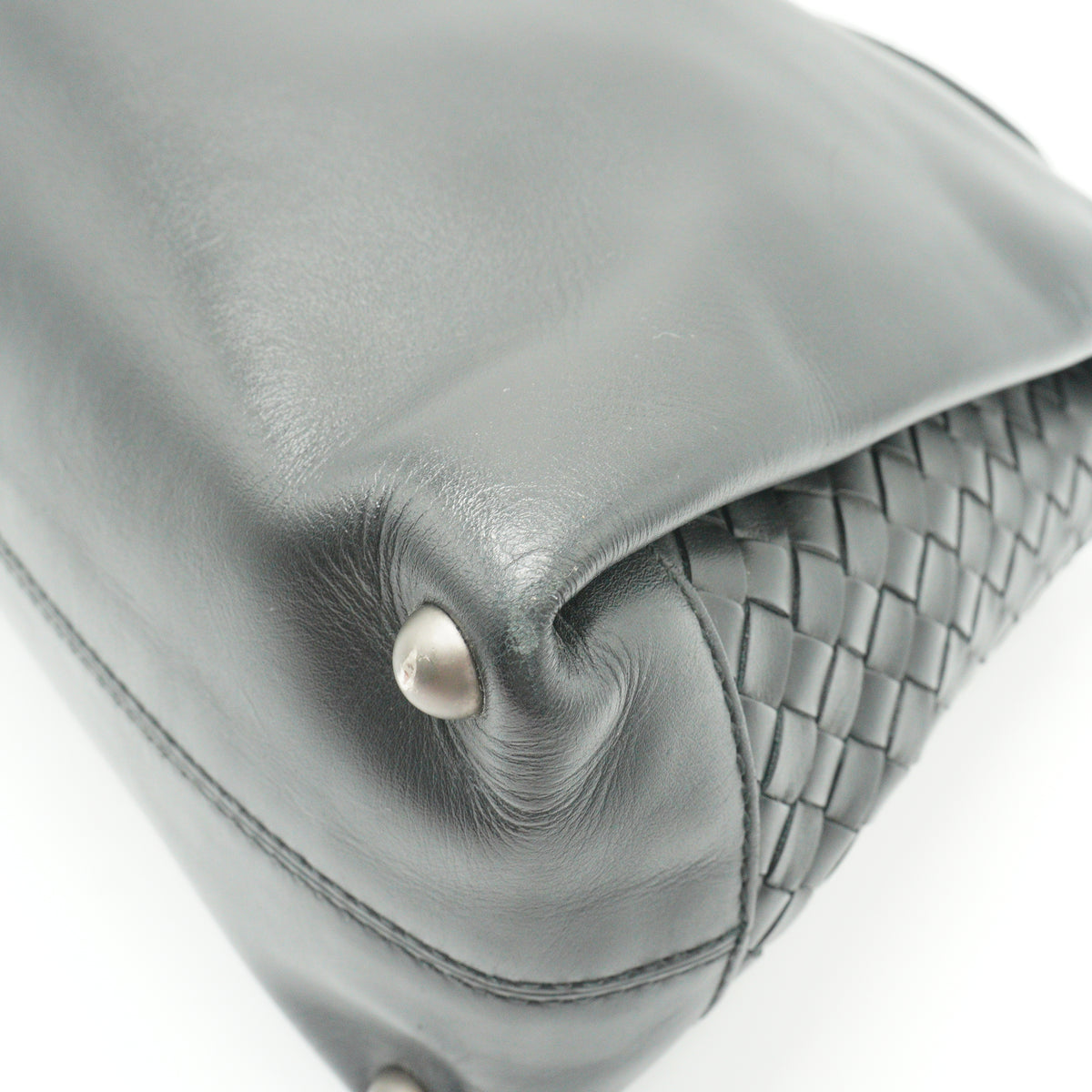Bottega Veneta	Piazza Bag Black Medium GHW