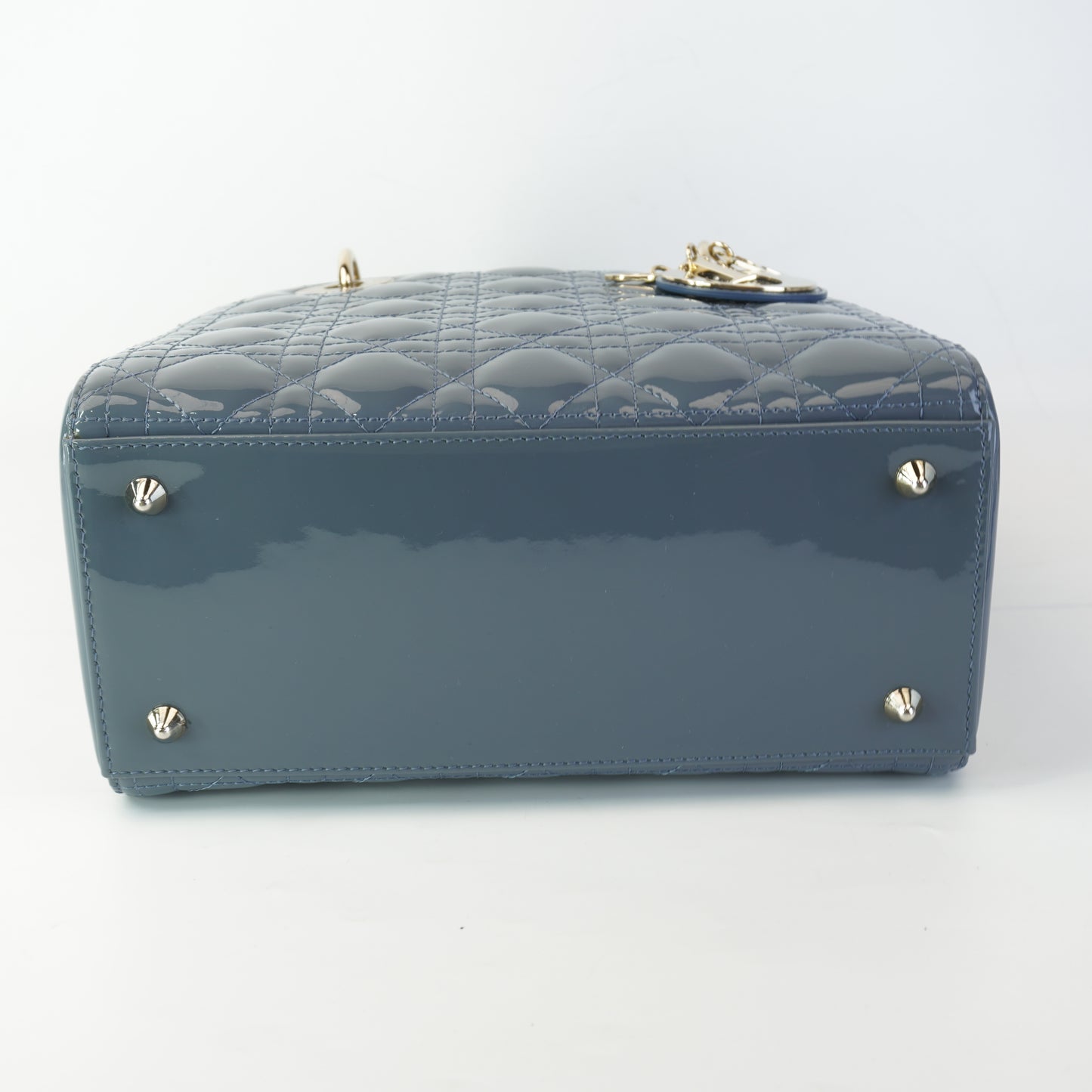 Dior	Lady Dior Gray Patent
