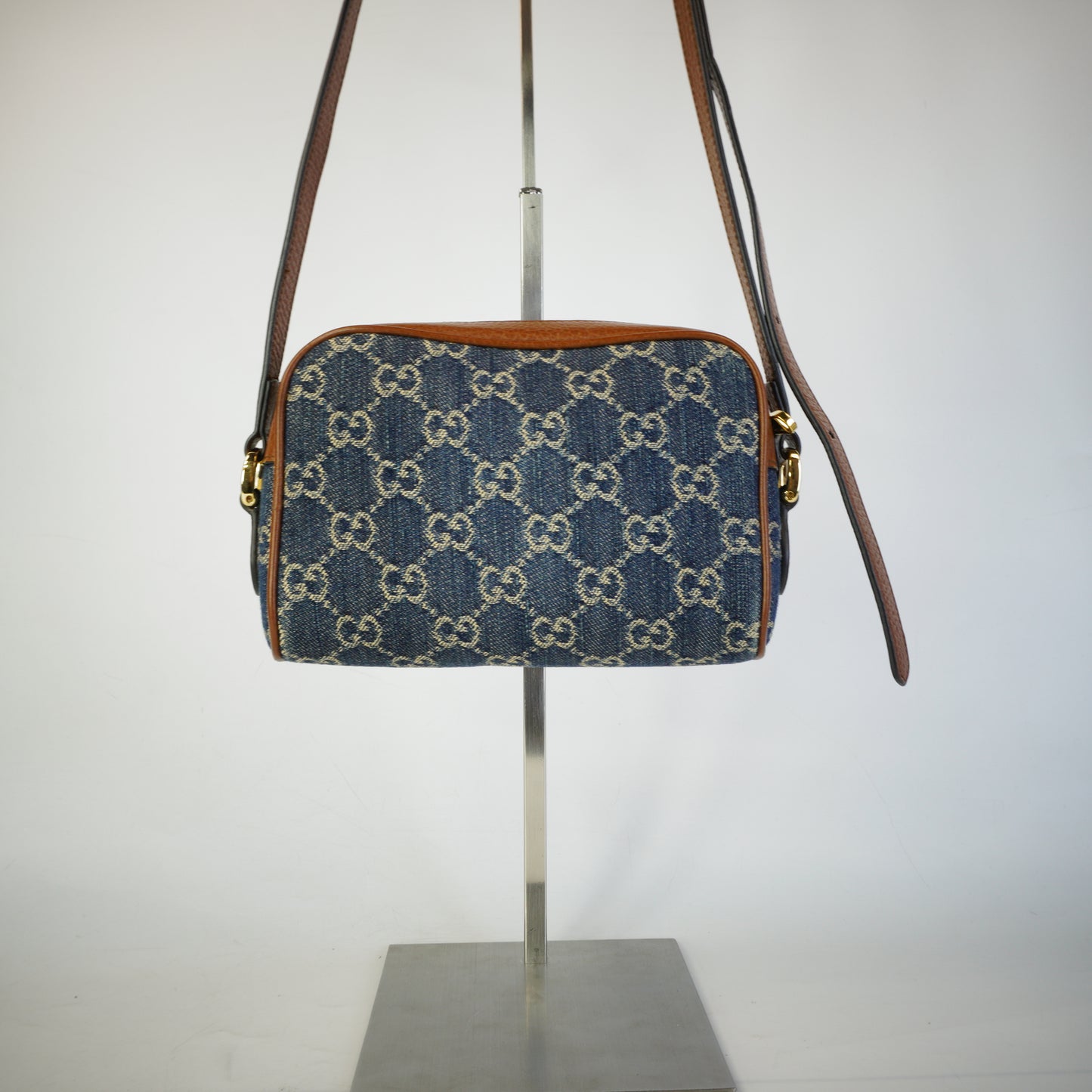 Gucci Ophidia GG Denim Mini Bag
