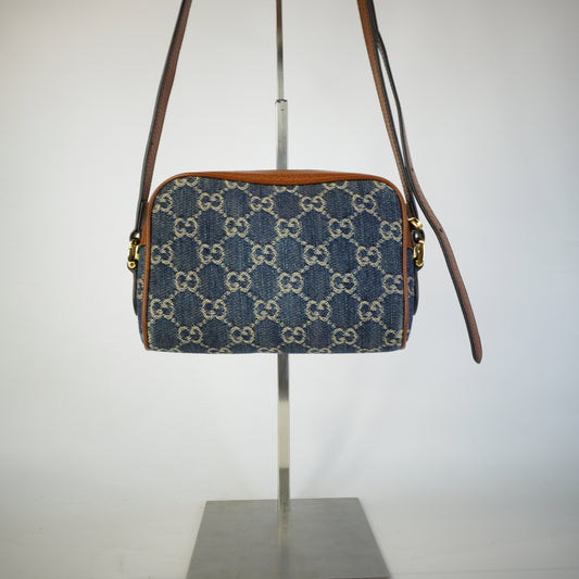Gucci Ophidia GG Denim Mini Bag