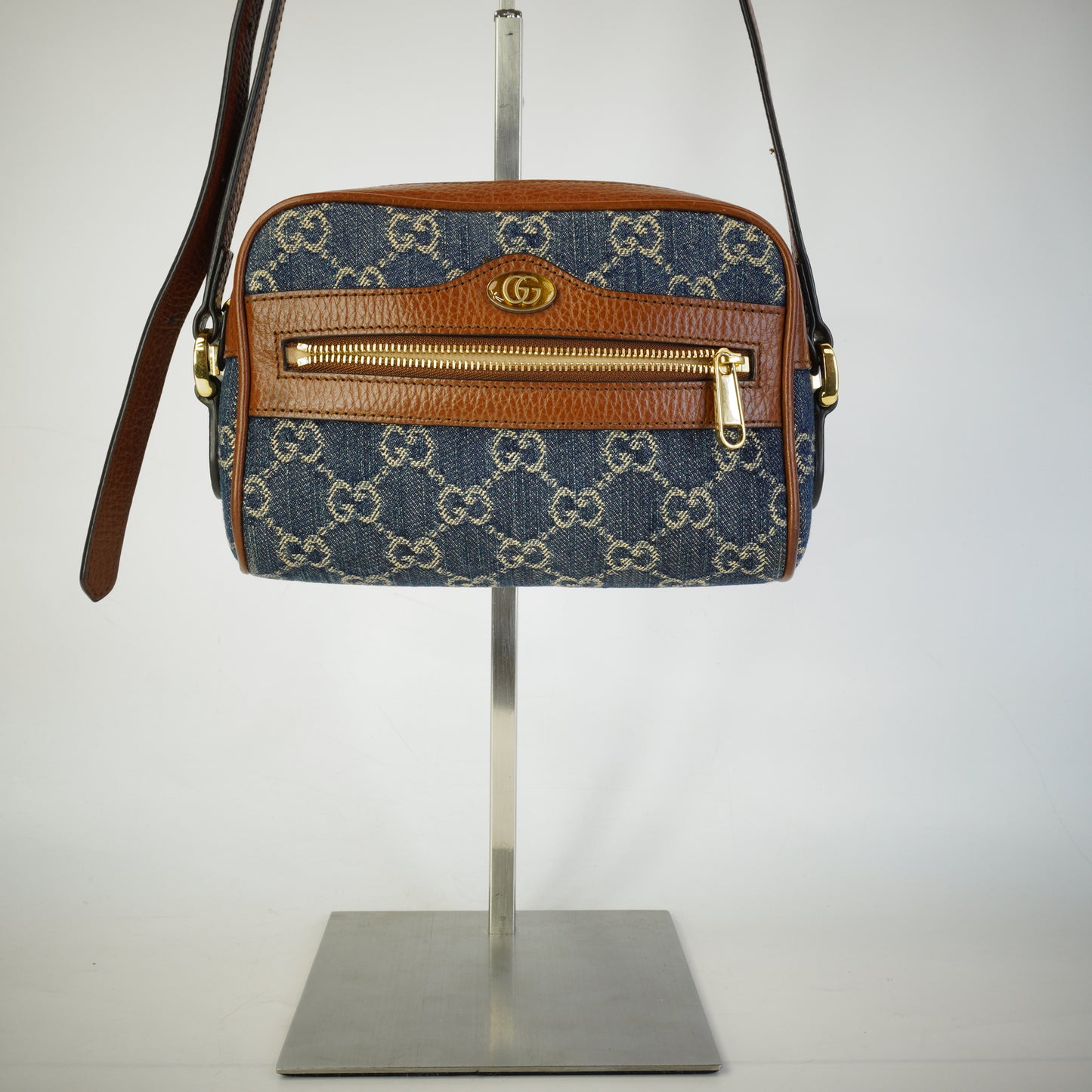 Gucci Ophidia GG Denim Mini Bag