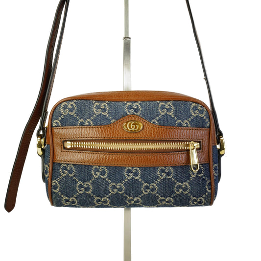 Gucci Ophidia GG Denim Mini Bag