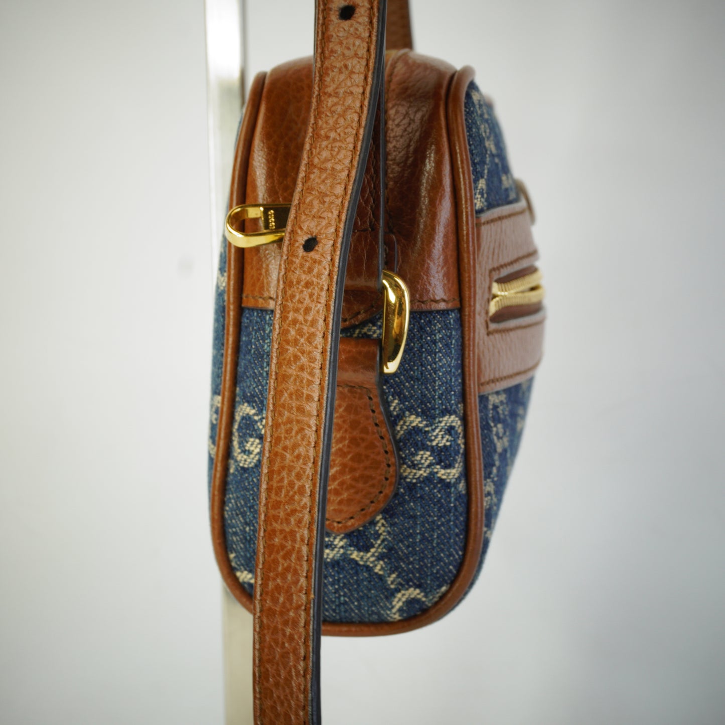 Gucci Ophidia GG Denim Mini Bag