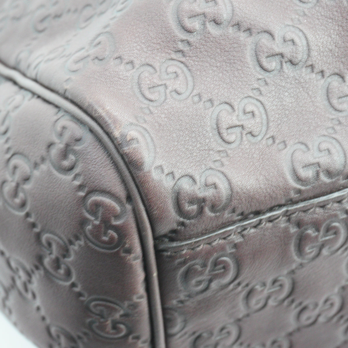 Gucci Guccissima Leather Sukey Atote Brown Large GHW