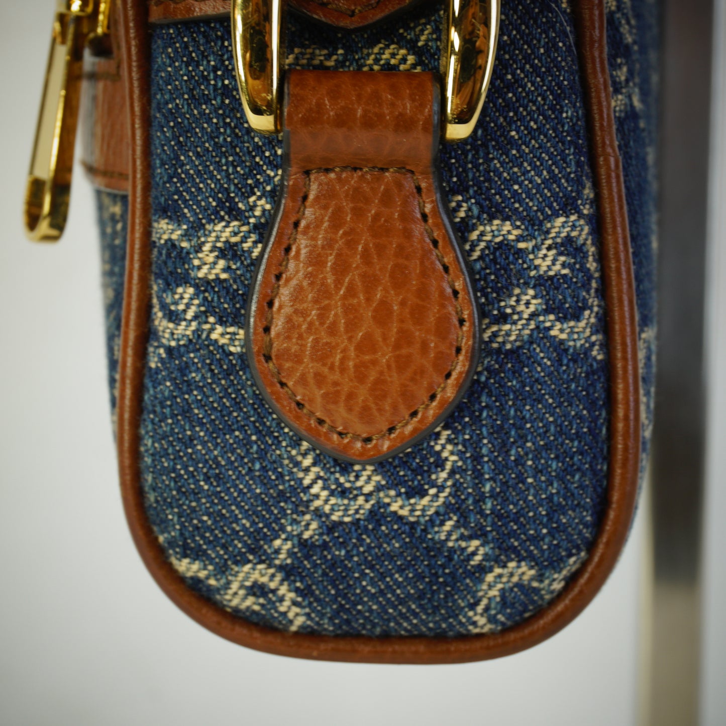 Gucci Ophidia GG Denim Mini Bag