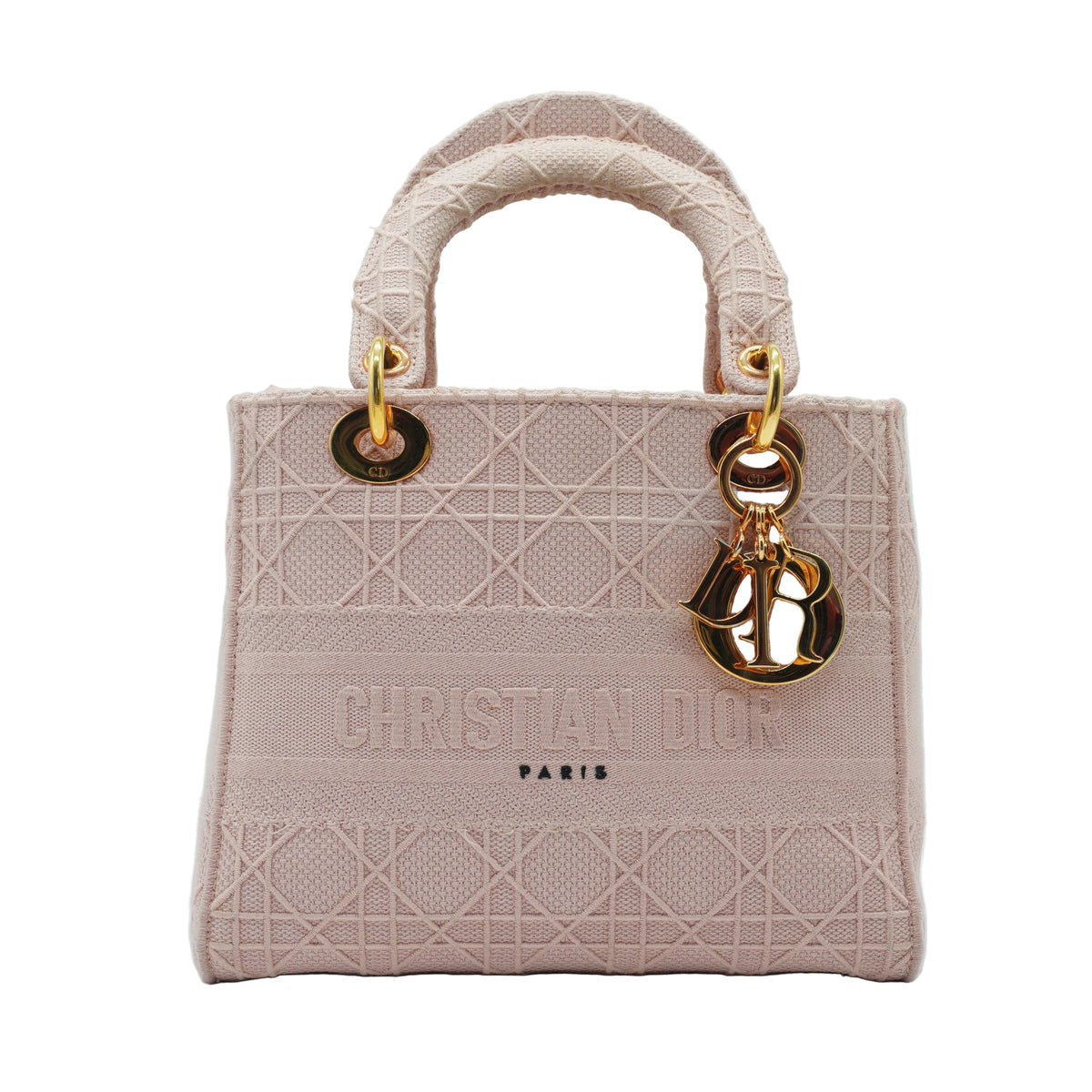 Dior	Lady D Lite Cannage Flap Bag GHW Small