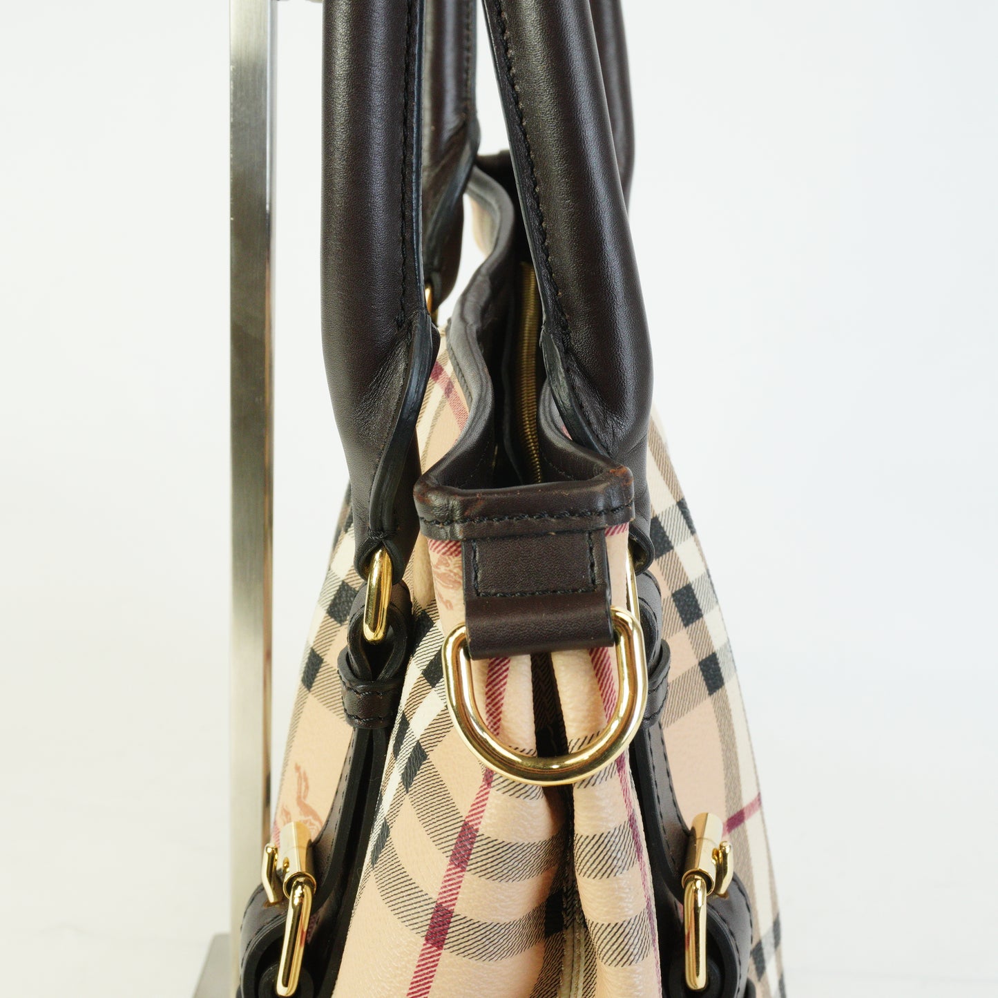 Burberry	Haymarket Check Northfield GHW Medium