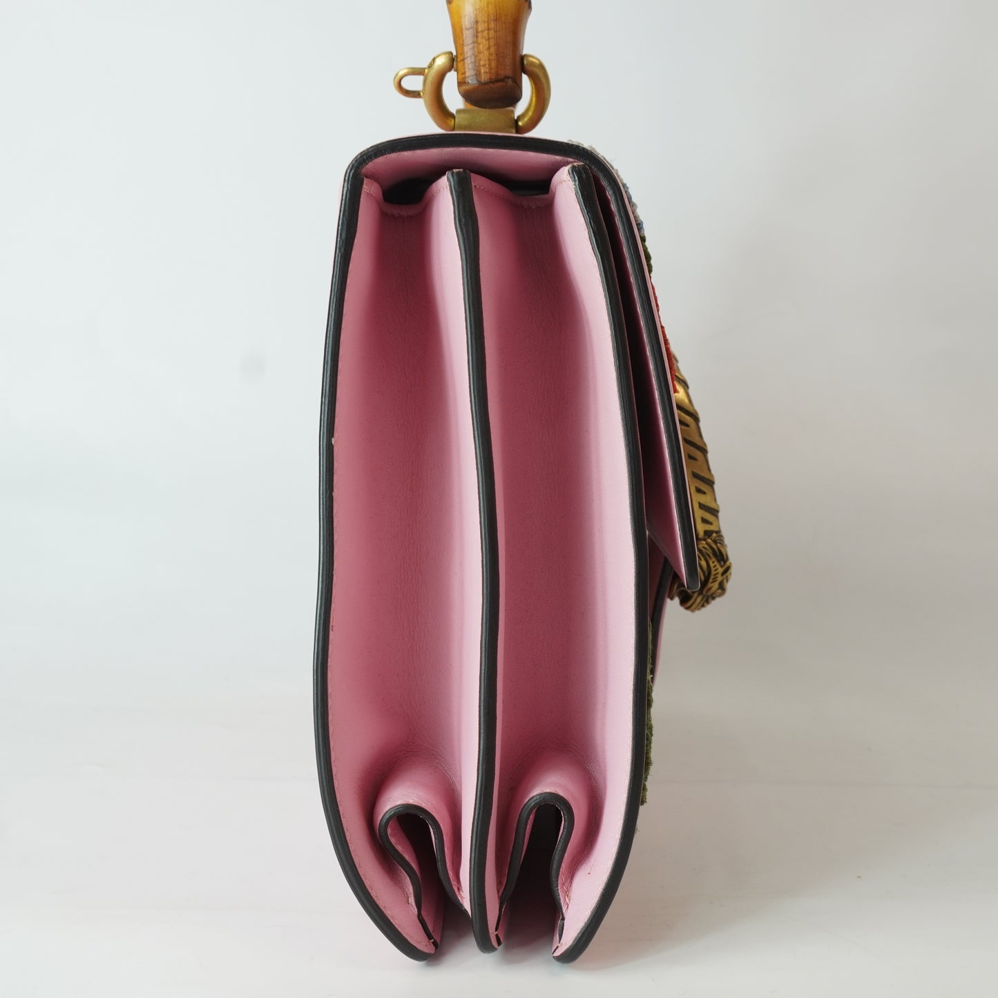 Gucci Embroided Dionysus Bamboo Handle